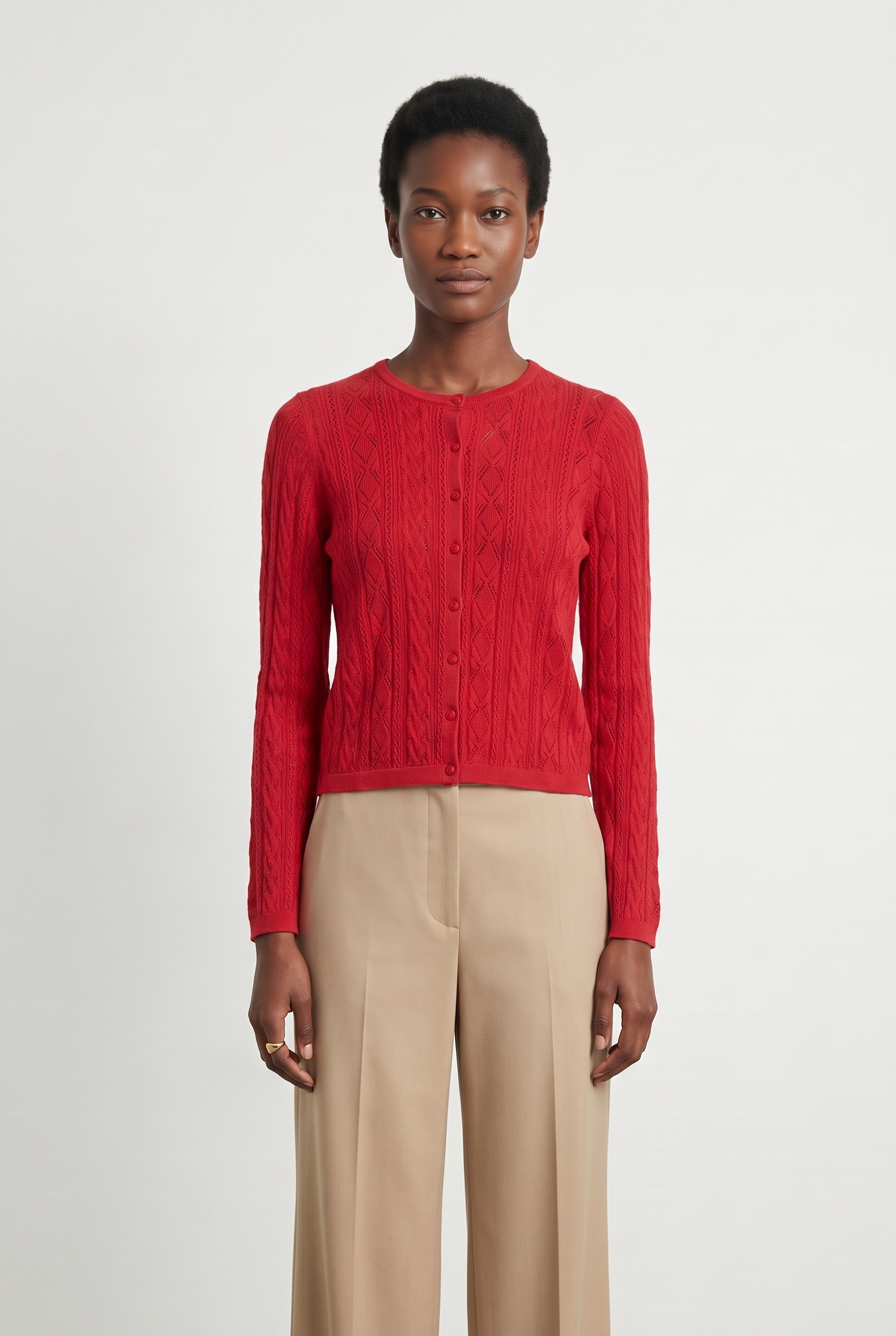 Cardigan SEZANE - Seconde main Rouge