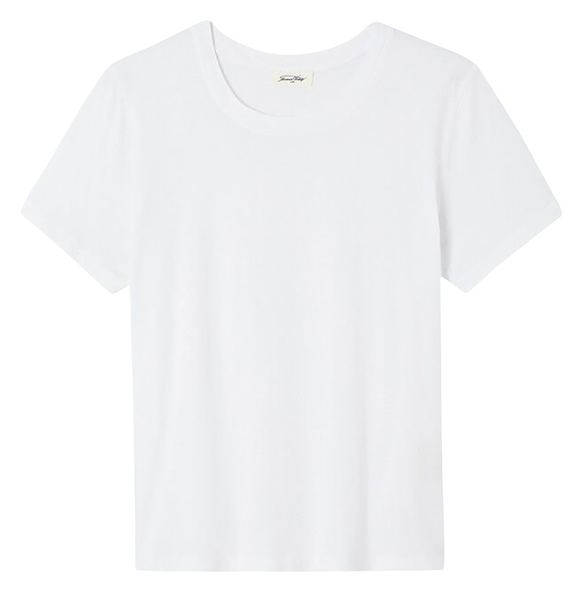 T-shirt droit en coton AMERICAN VINTAGE Blanc