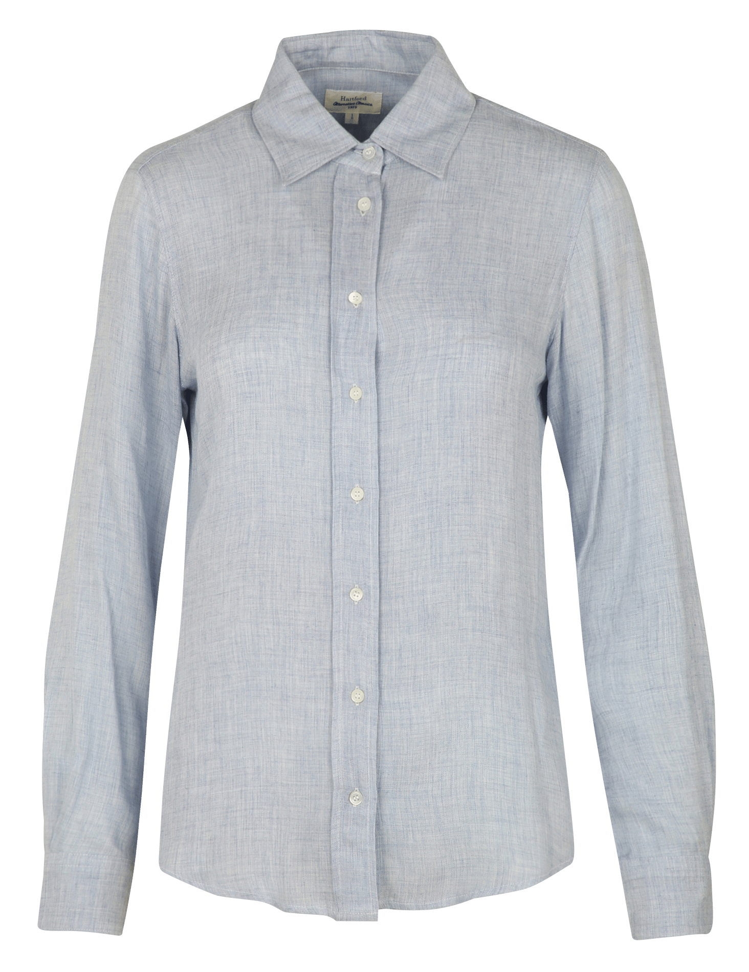 Straight shirt with classic collar HARTFORD Blue