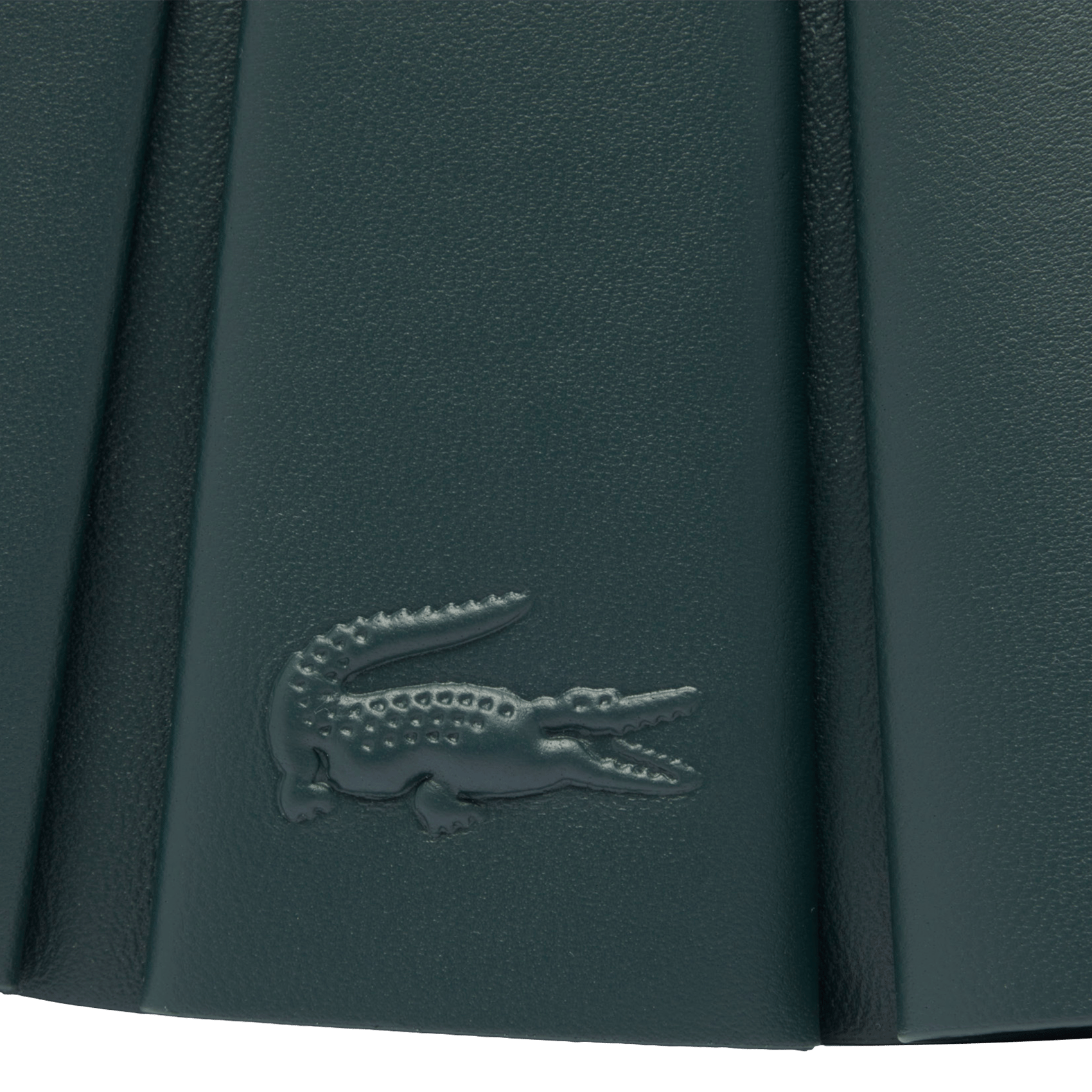 Sac à main petit Lenglen Défilé en cuir LACOSTE Grun