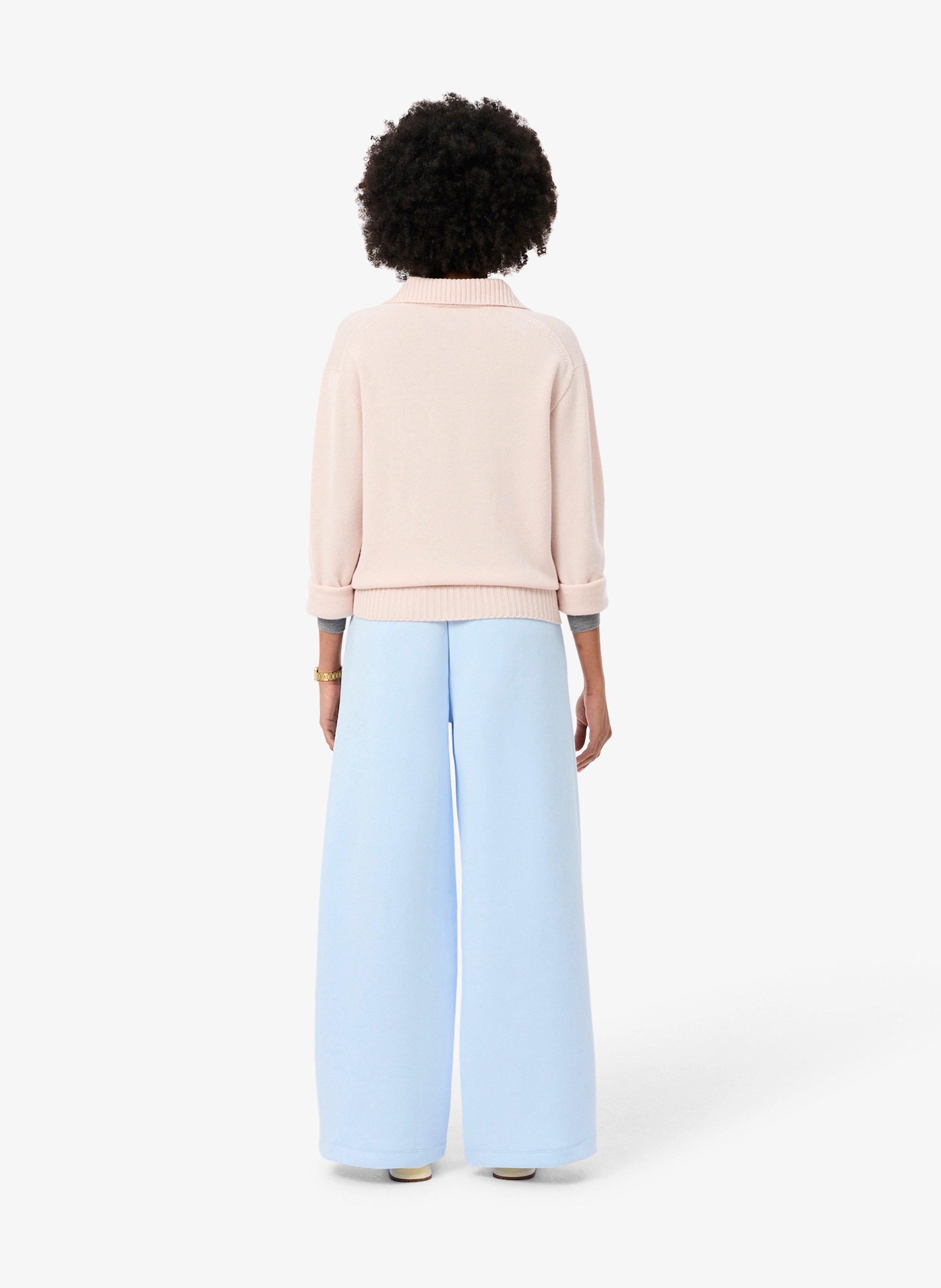 Weite Sweatpants aus Baumwollmischung LACOSTE Blau