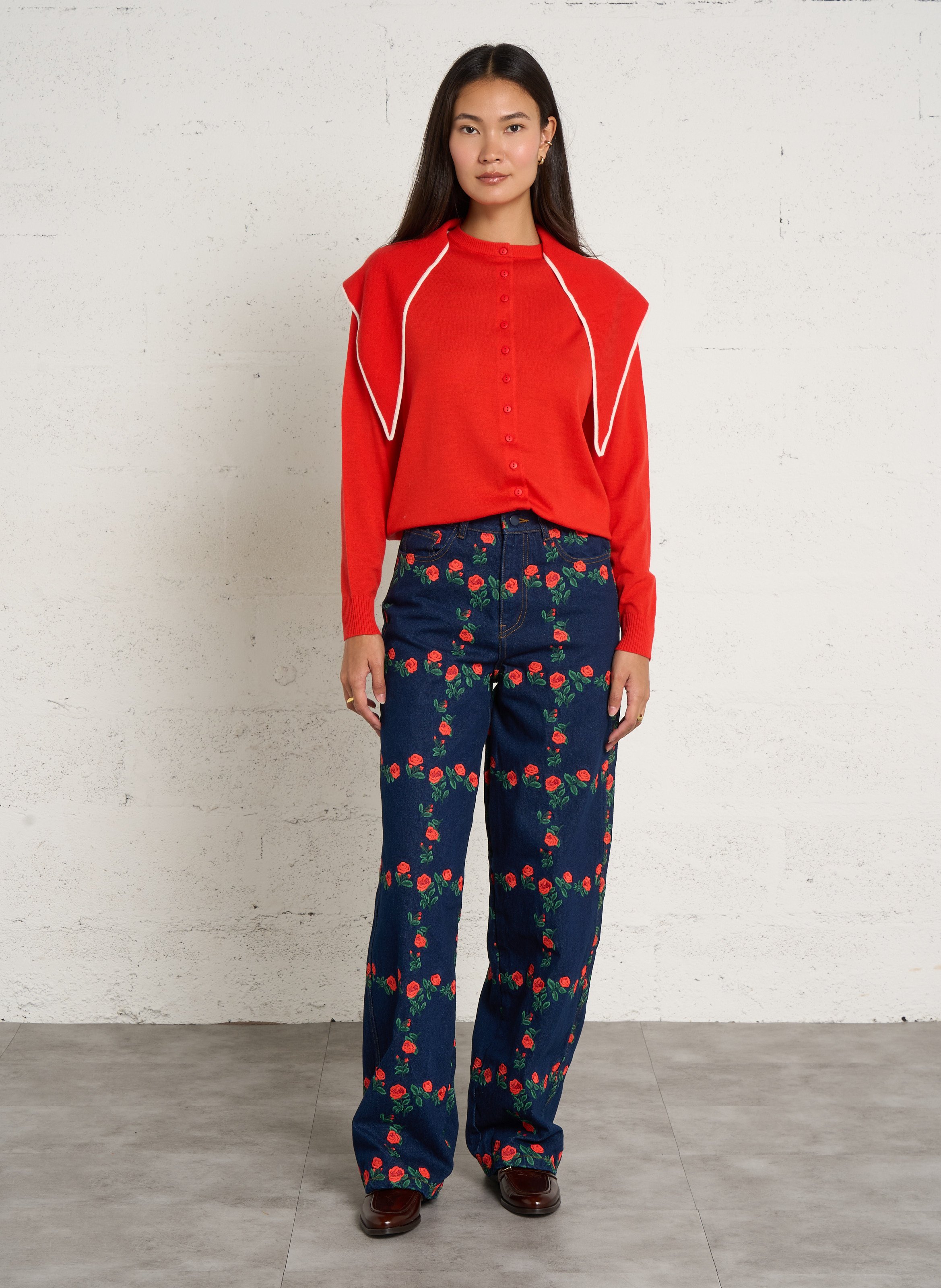 Ledermokassins | Braun BOCAGE Damen
