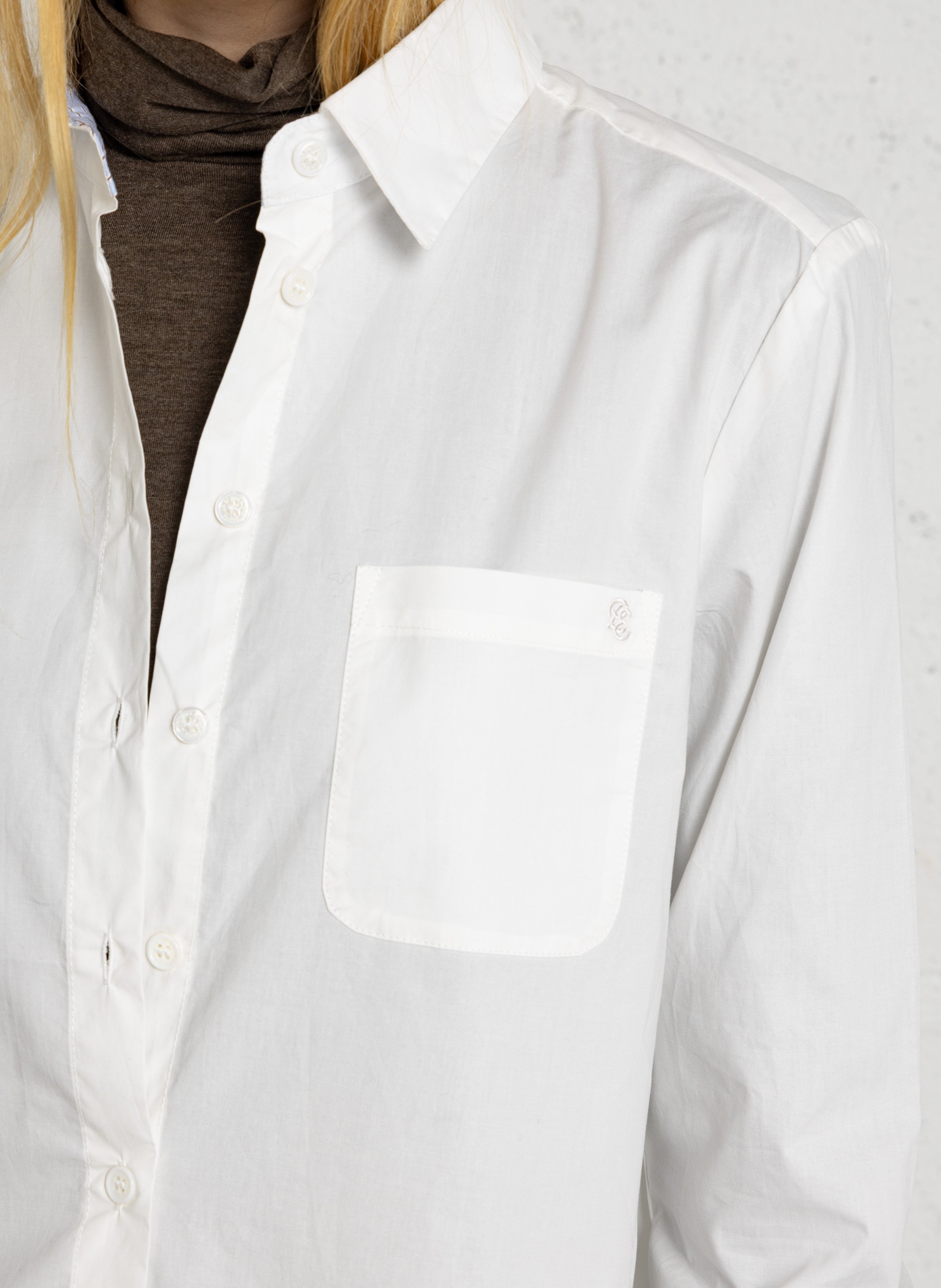 Straight cotton shirt LA PETITE ETOILE Beige