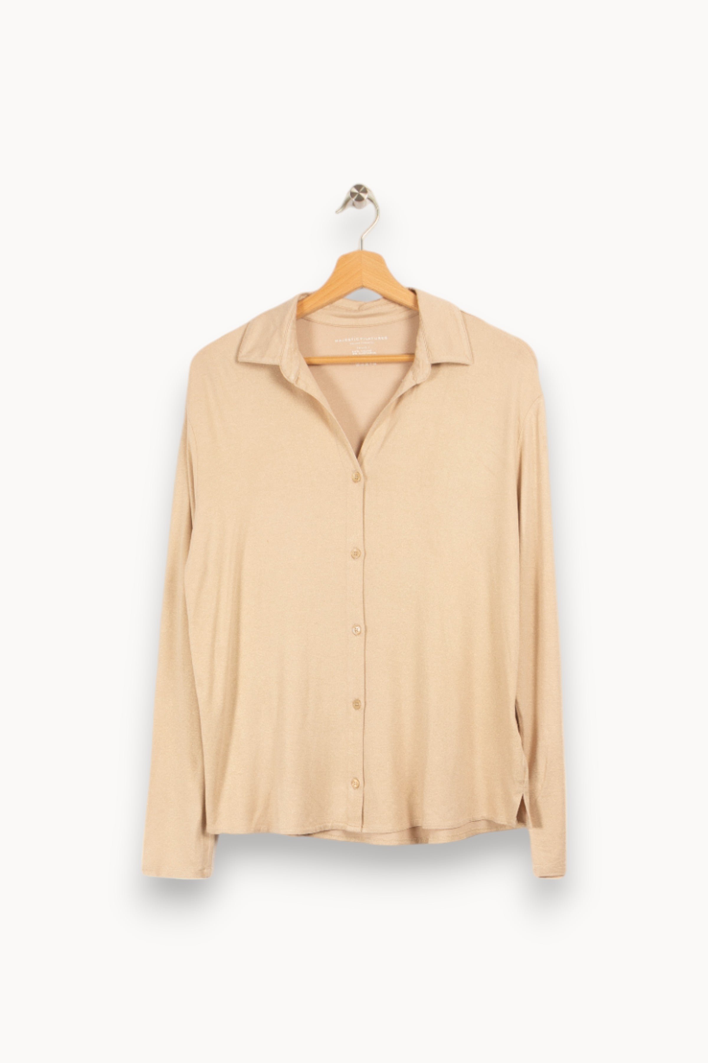 Shirt MAJESTIC FILATURES - SECONDE MAIN Beige