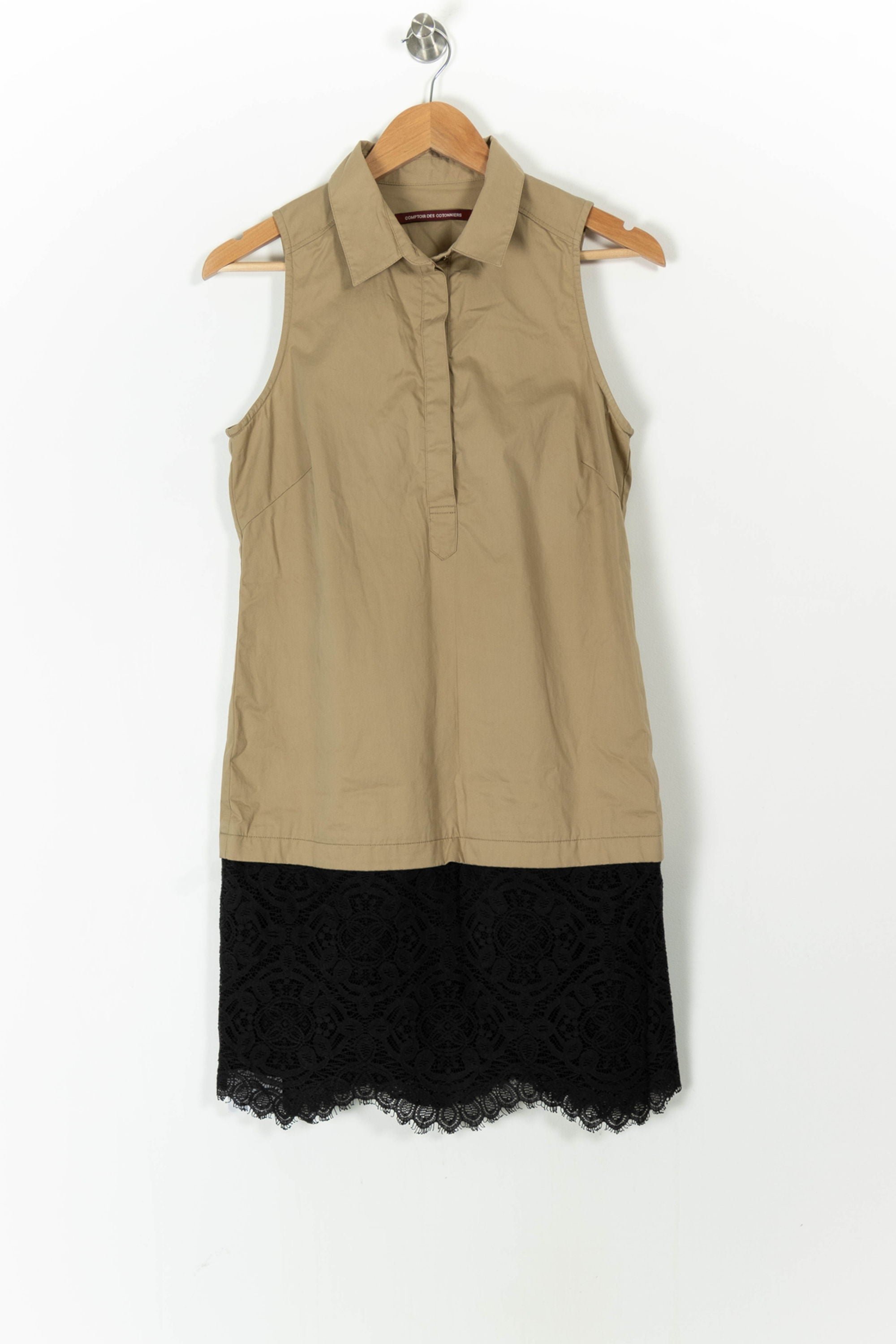 Short & midi dress COMPTOIR DES COTONNIERS - Seconde main Beige