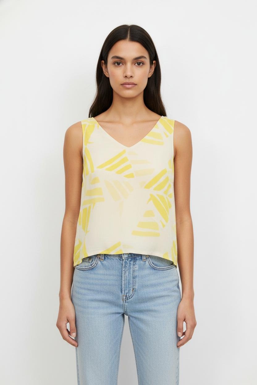 Top & tank top COMPTOIR DES COTONNIERS - Seconde main Yellow