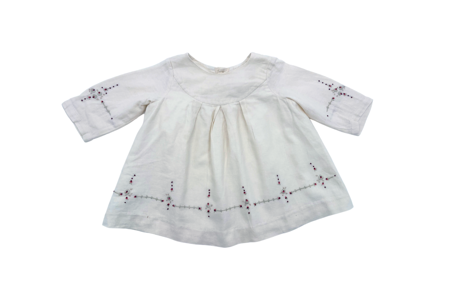 White baby dress - 6 months BONPOINT - Seconde Main White