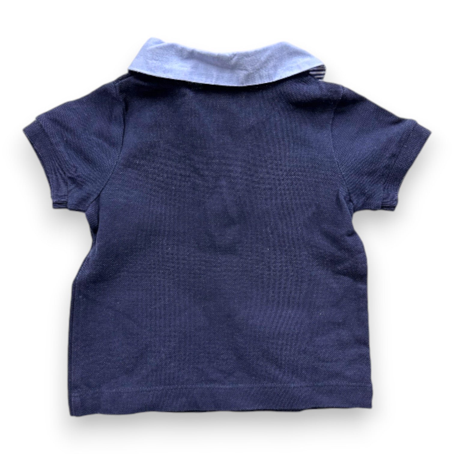 Blue baby polo - 6 months JACADI - Seconde Main Blue