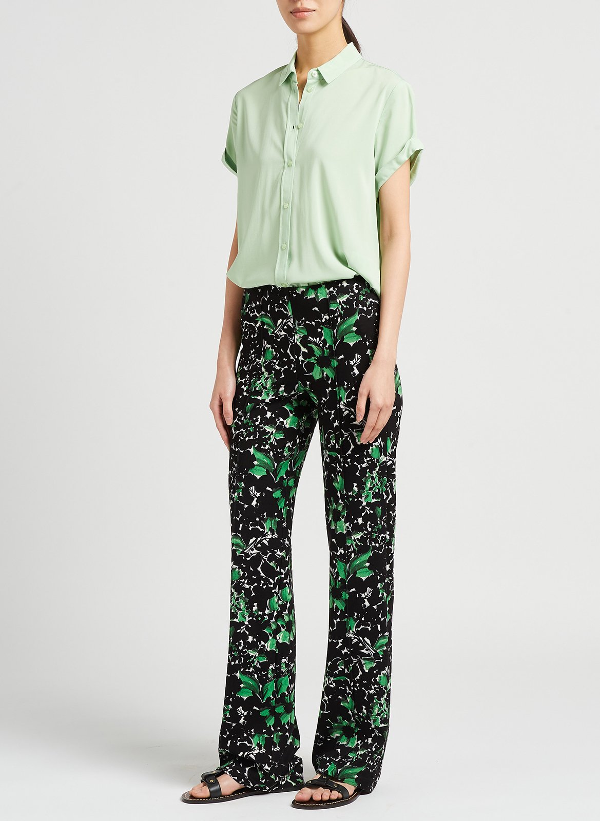 Chemise ample à col classique SAMSOE SAMSOE Vert