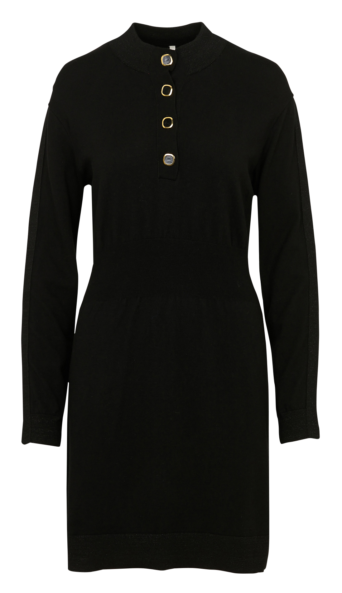 Robe courte col montant I CODE Black