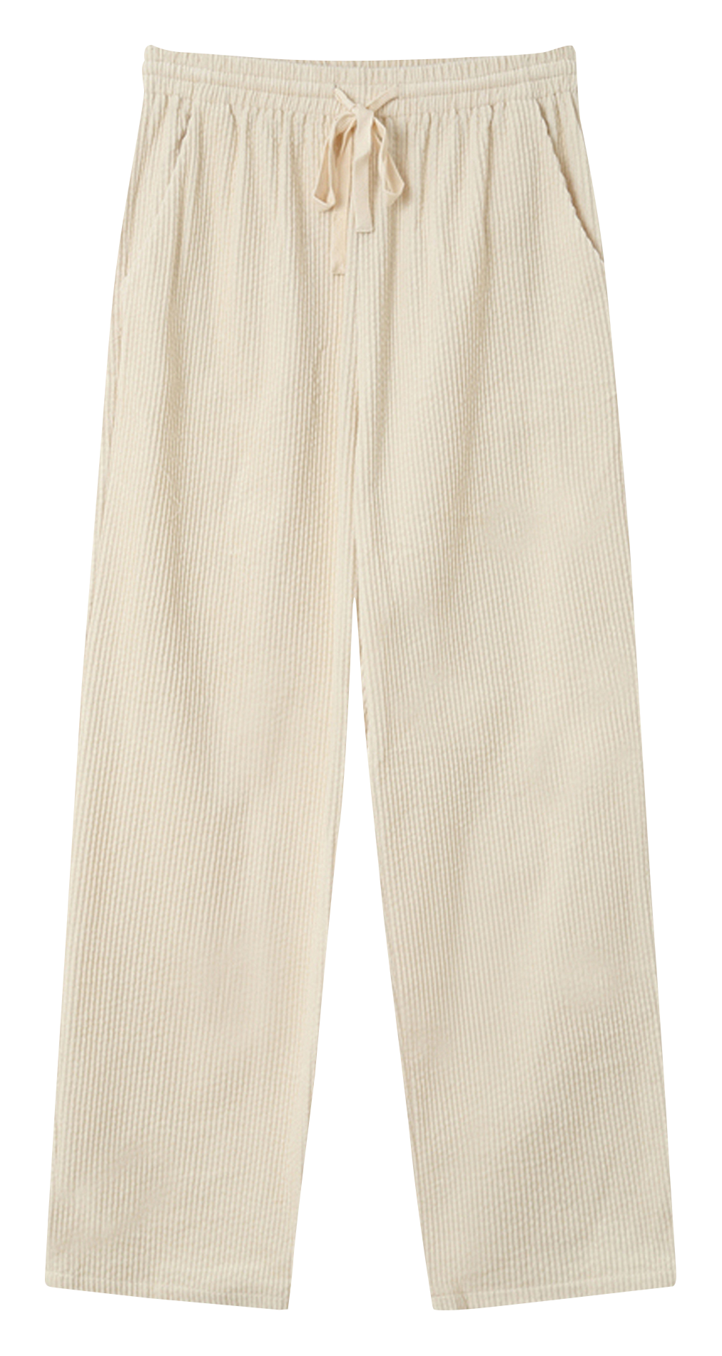 Slim-fit cotton cargo pants GRACE ET MILA White