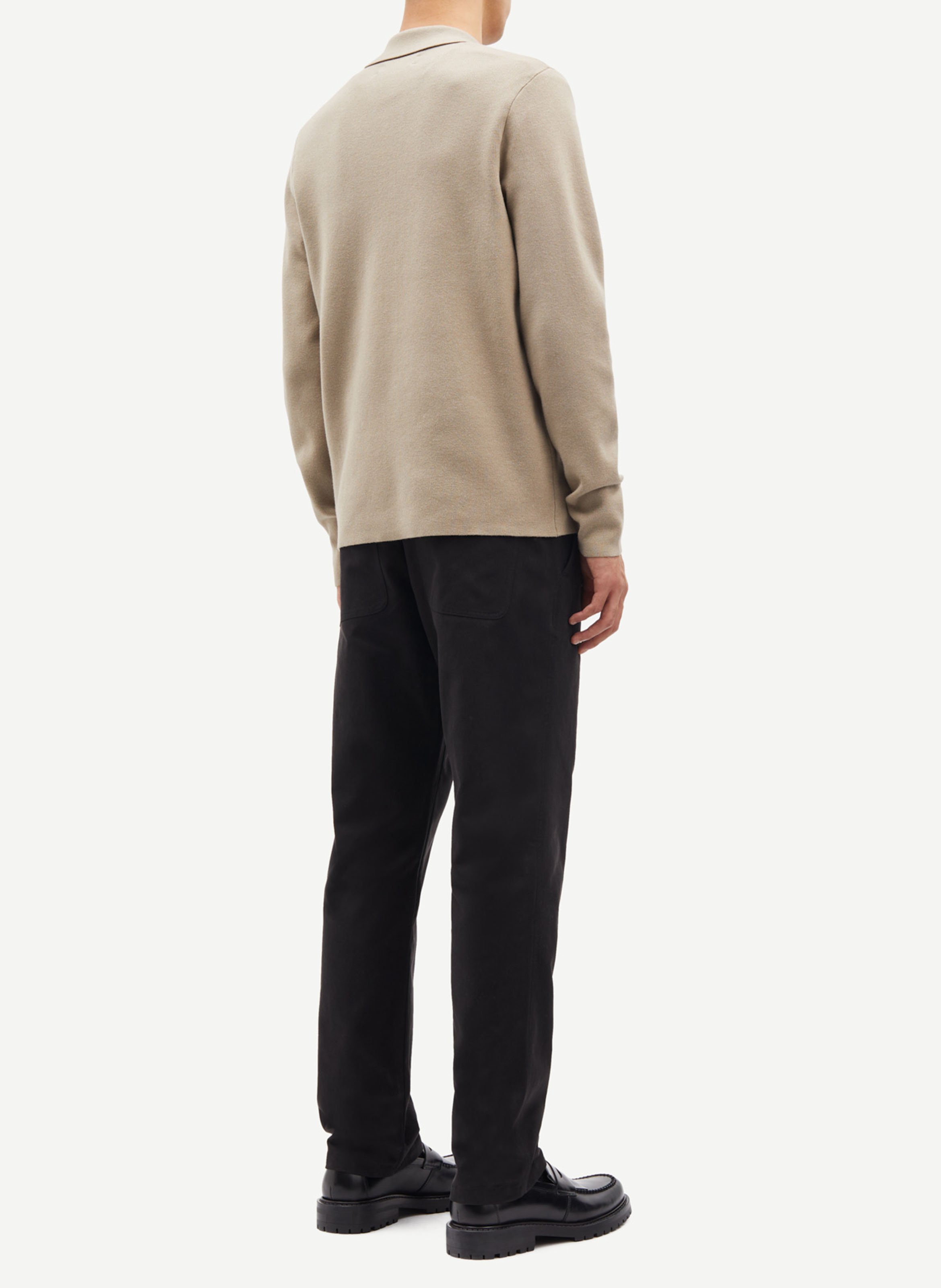 Sweat col classique  SAMSOE SAMSOE Beige