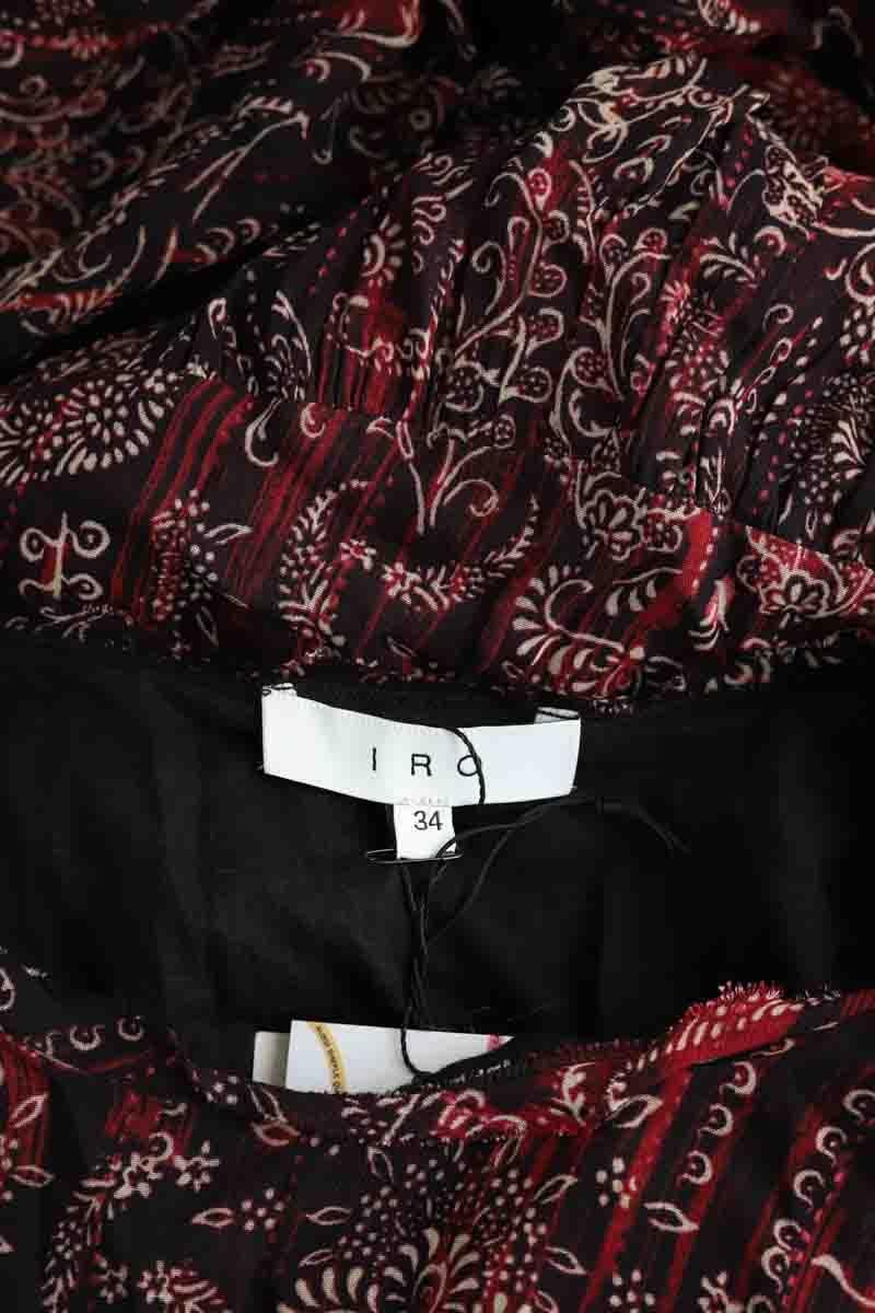 Burgundy dress IRO - Seconde Main Red