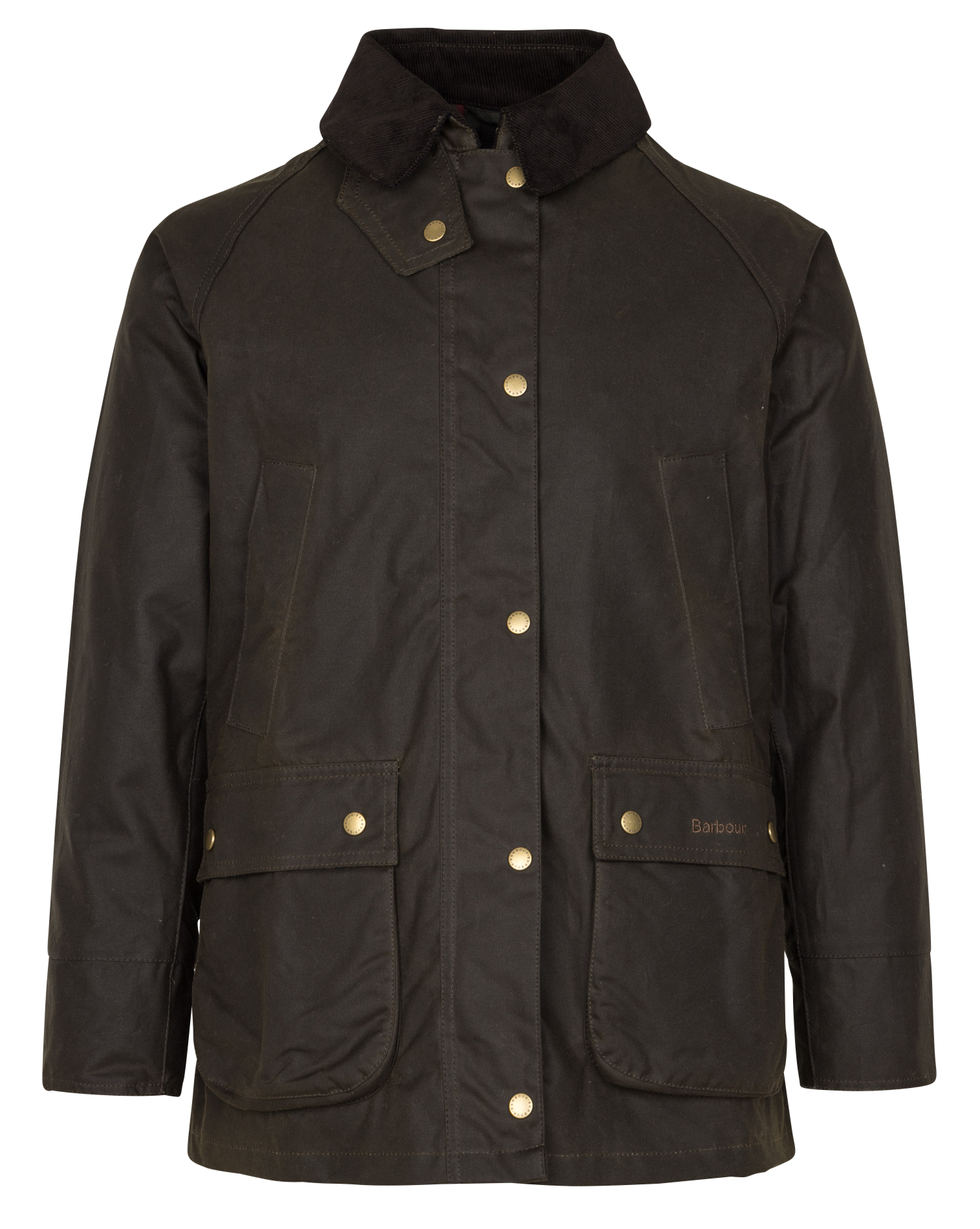 Parka col classique en coton BARBOUR Kaki