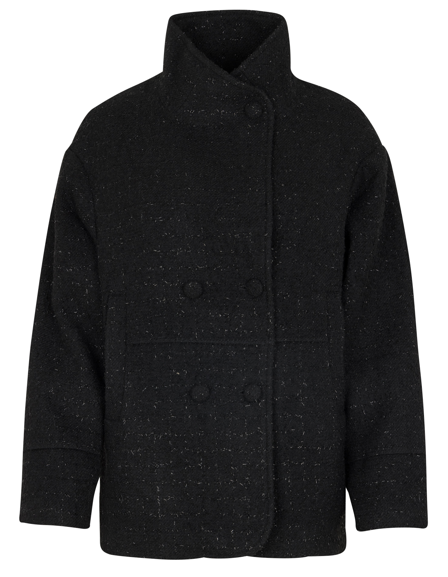 Manteau cuir d'agneau ONE STEP Noir