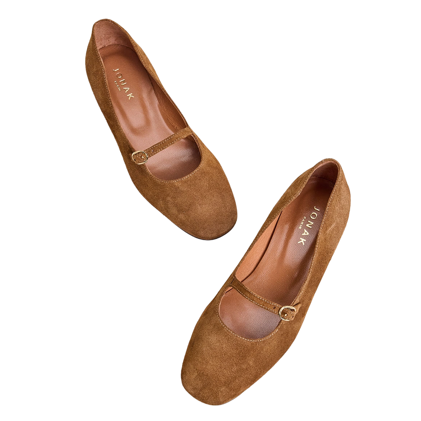 Leather Mary Janes JONAK Brown