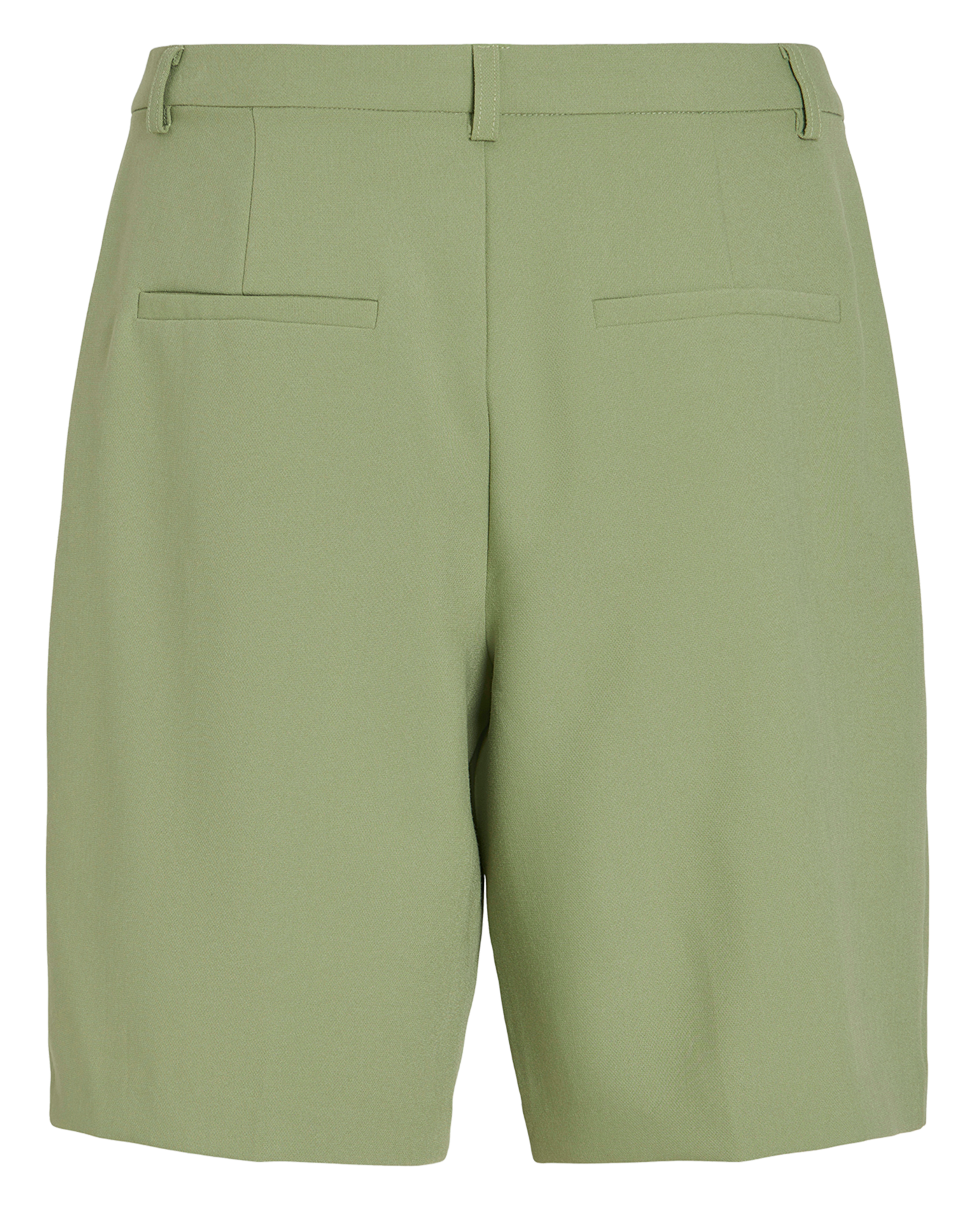 Straight-leg shorts with darts VILA Green