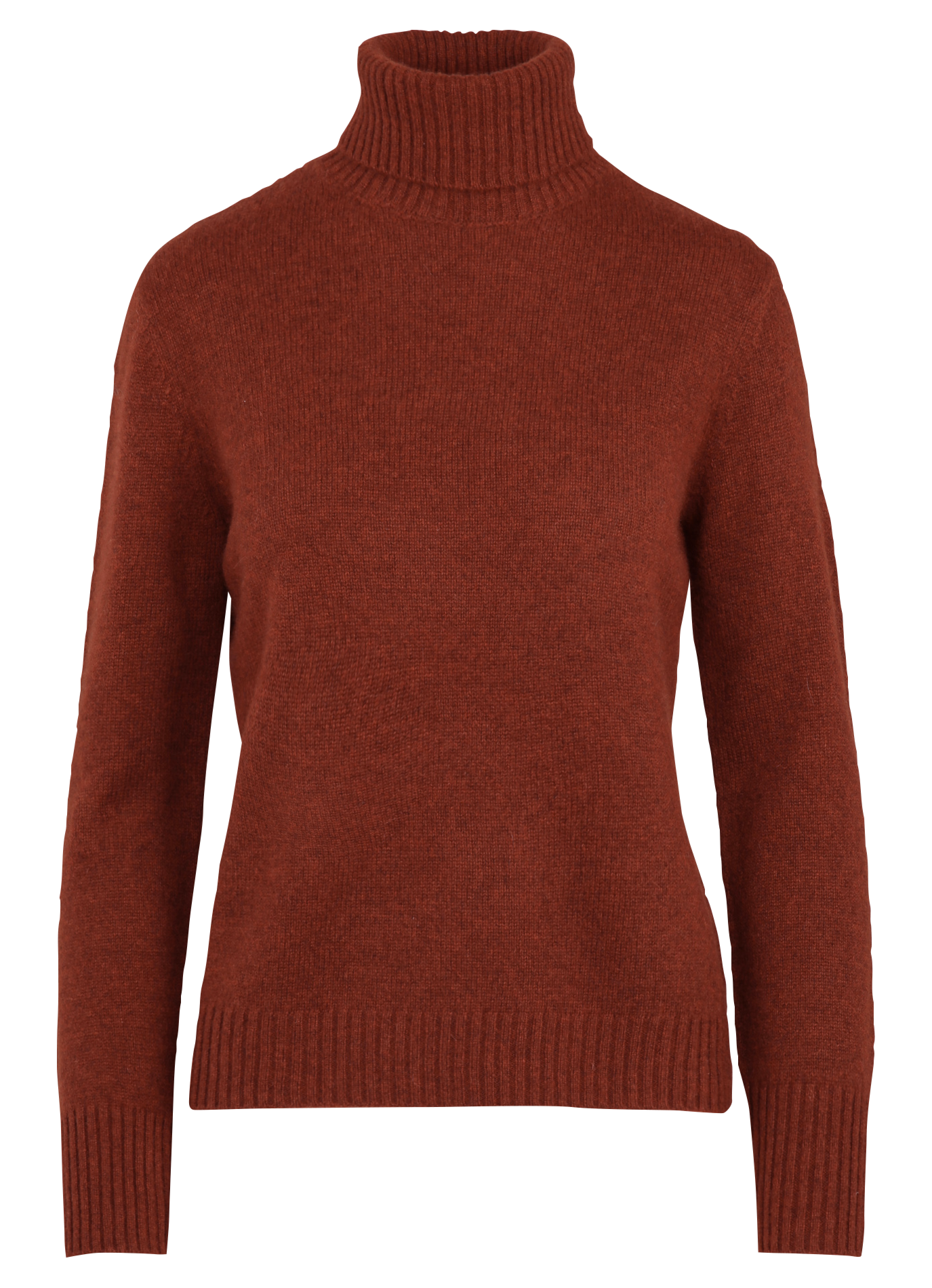 Pull droit col roulé en cachemire MAISON 123 Rouge