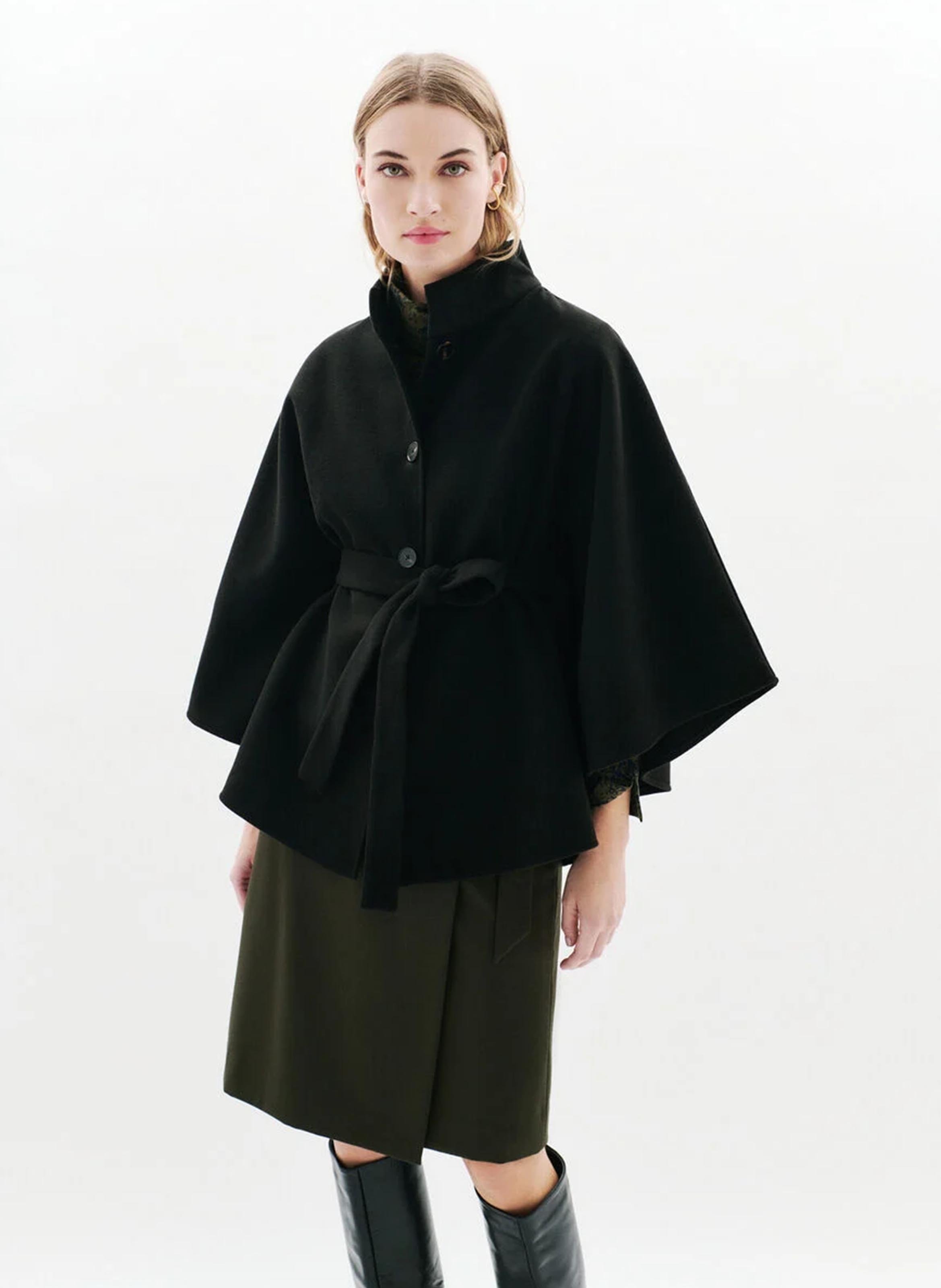 Poncho ample col montant CAROLL