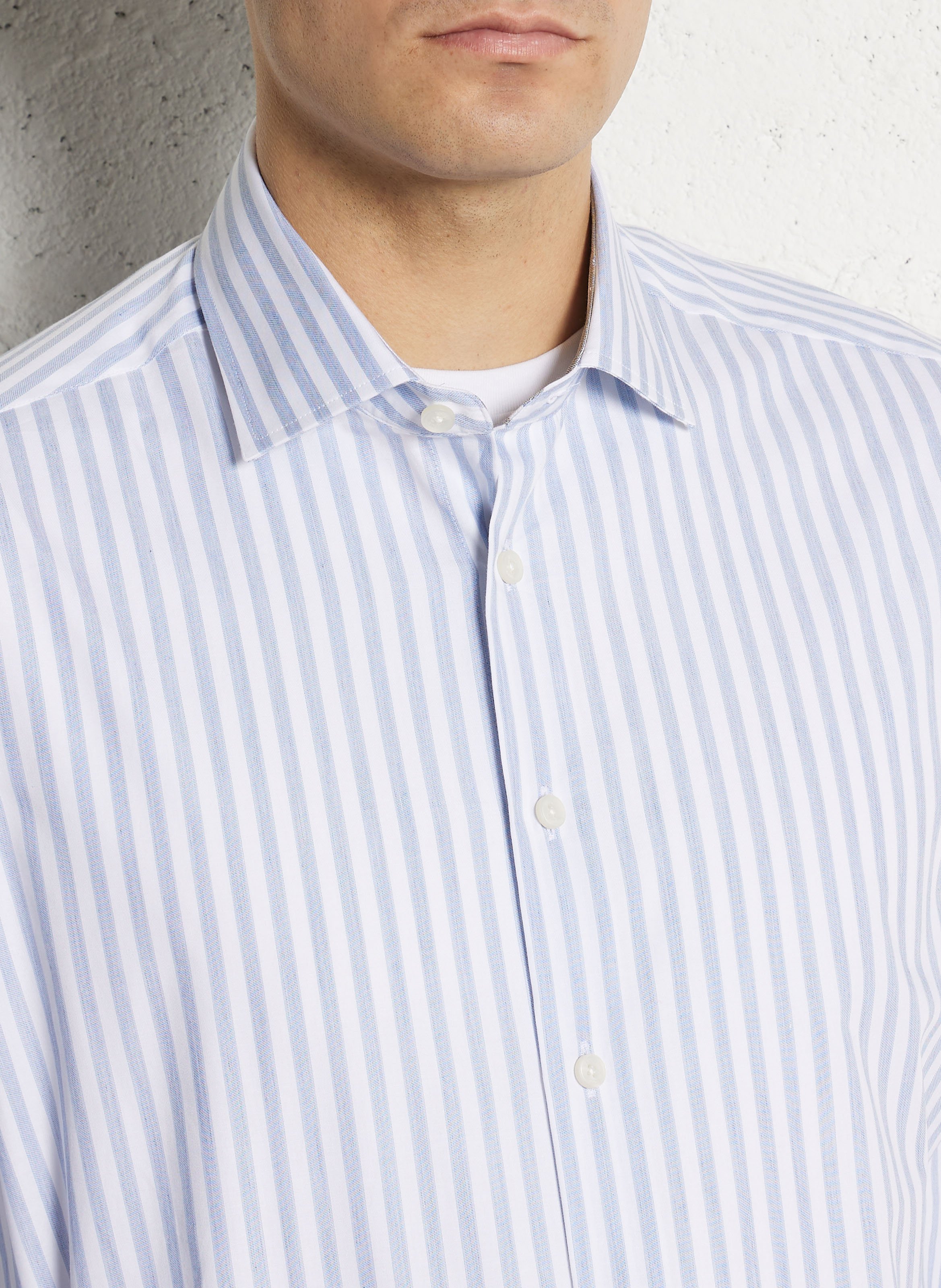 Gestreept overhemd HACKETT Blauw