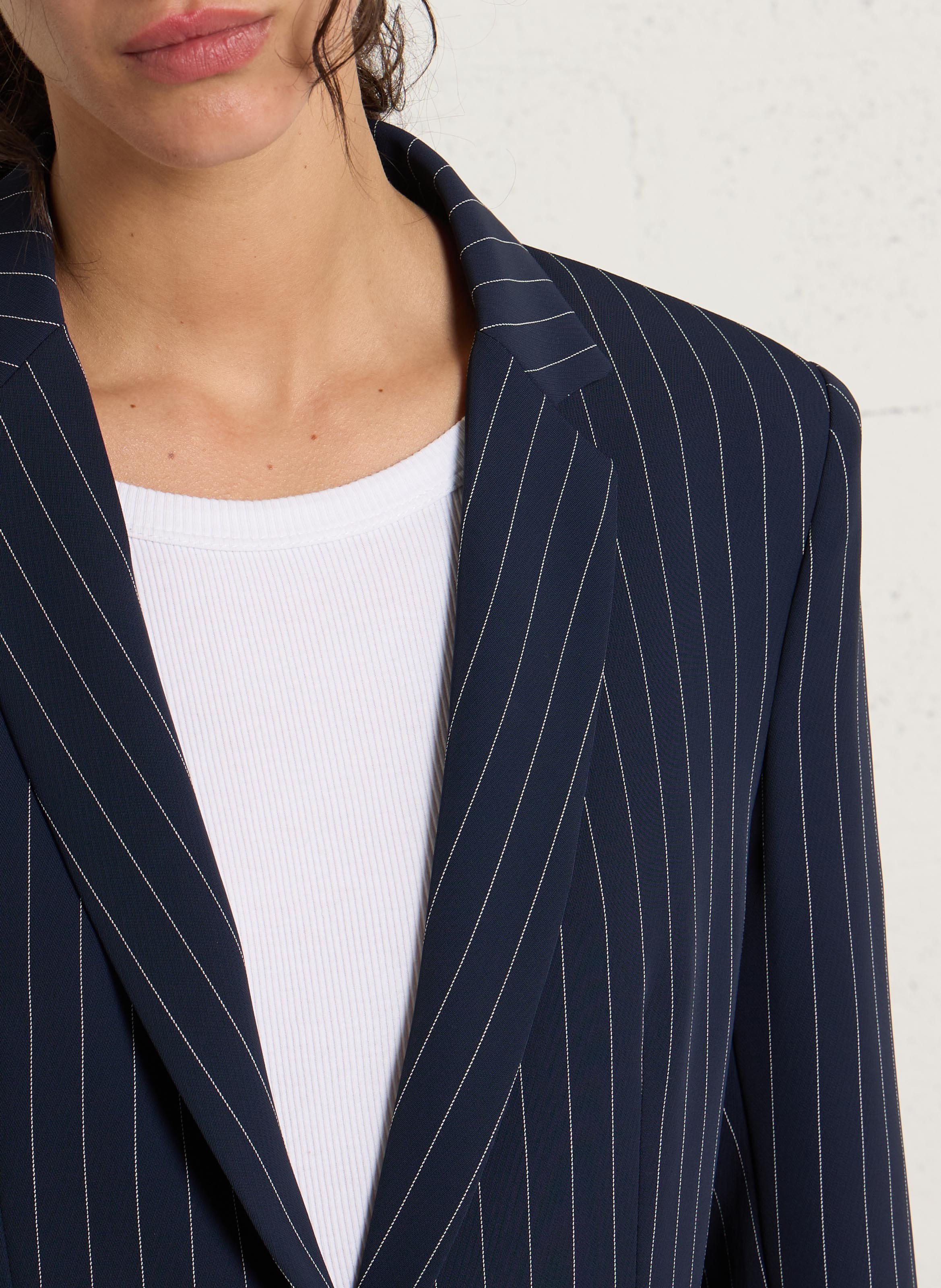 Striped suit jacket IMPERIAL Blue