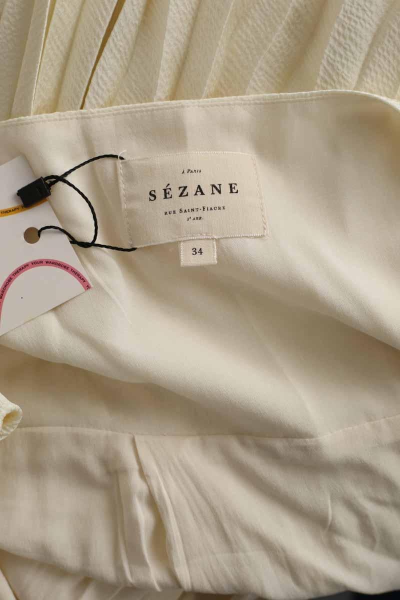 Robe SEZANE - Seconde main Blanc