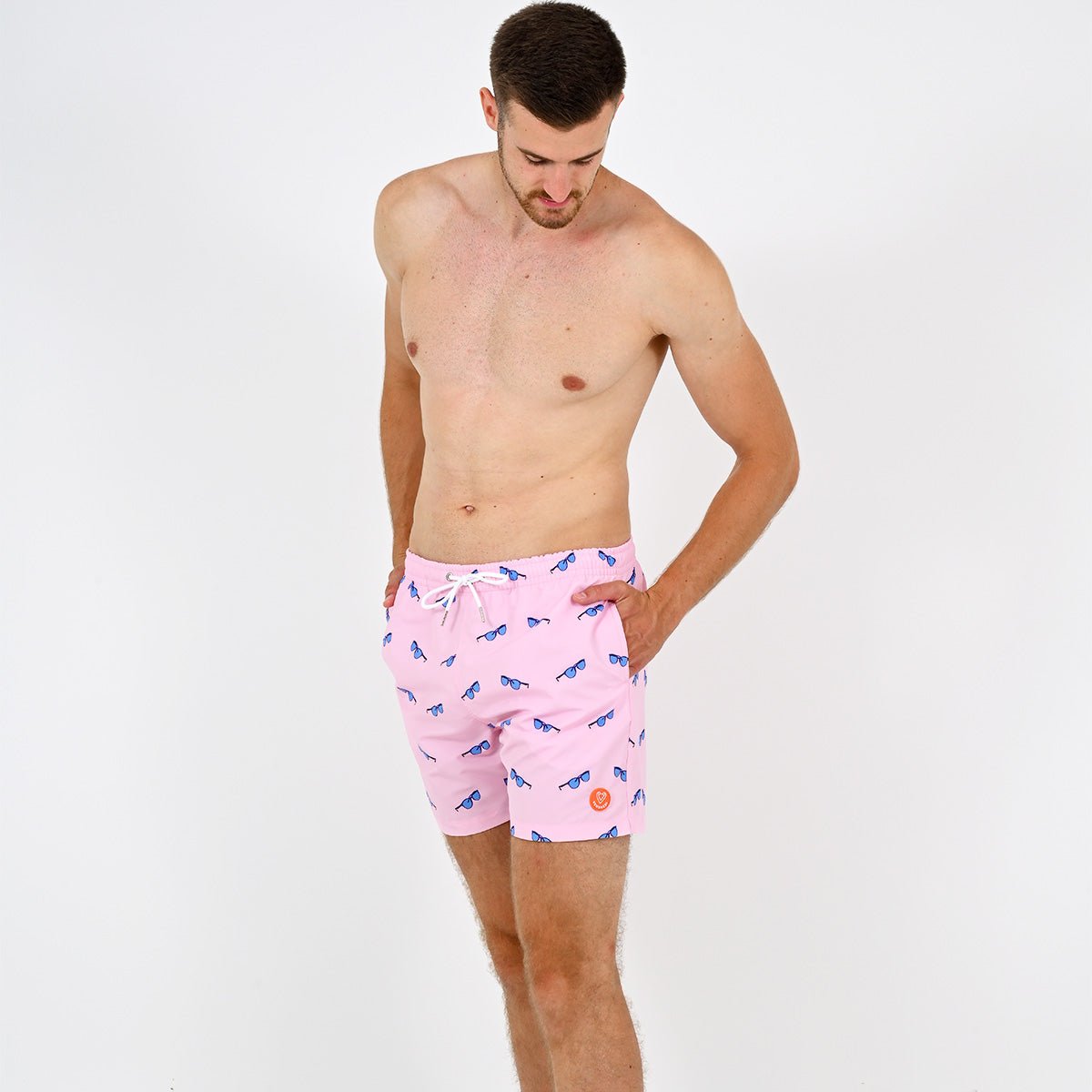 Swim Shorts "Le Solaire" VENDREDI SWIMWEAR Pink