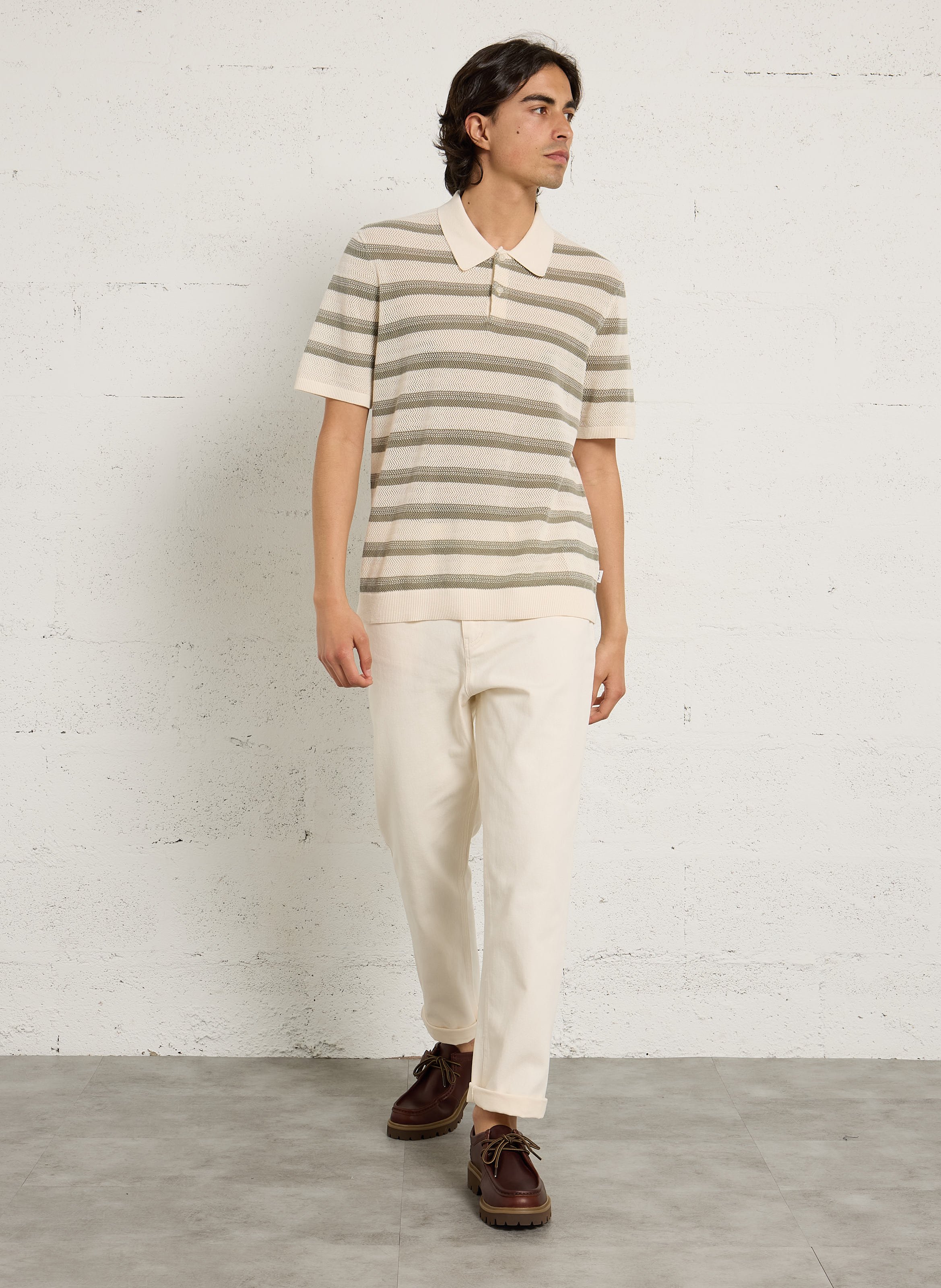 Chemise imprimée col classique PEPE JEANS Vert