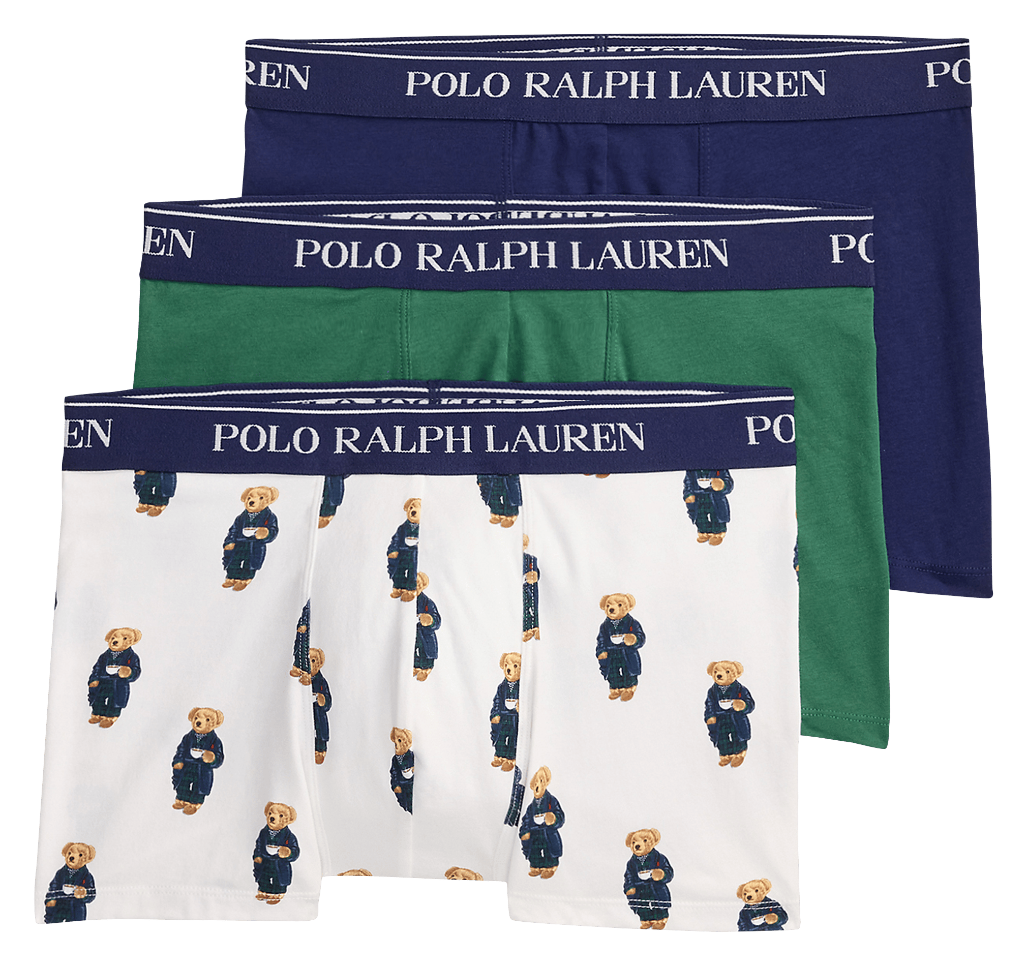 Lot de 3 boxers en coton mélangé POLO RALPH LAUREN Multicolore