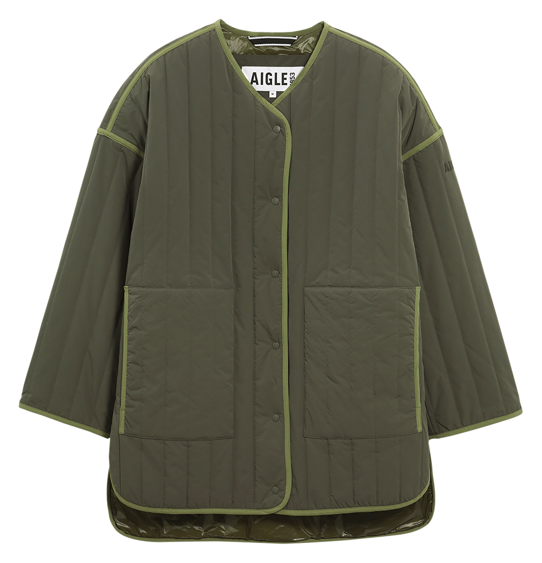 Weite Steppjacke AIGLE Khaki