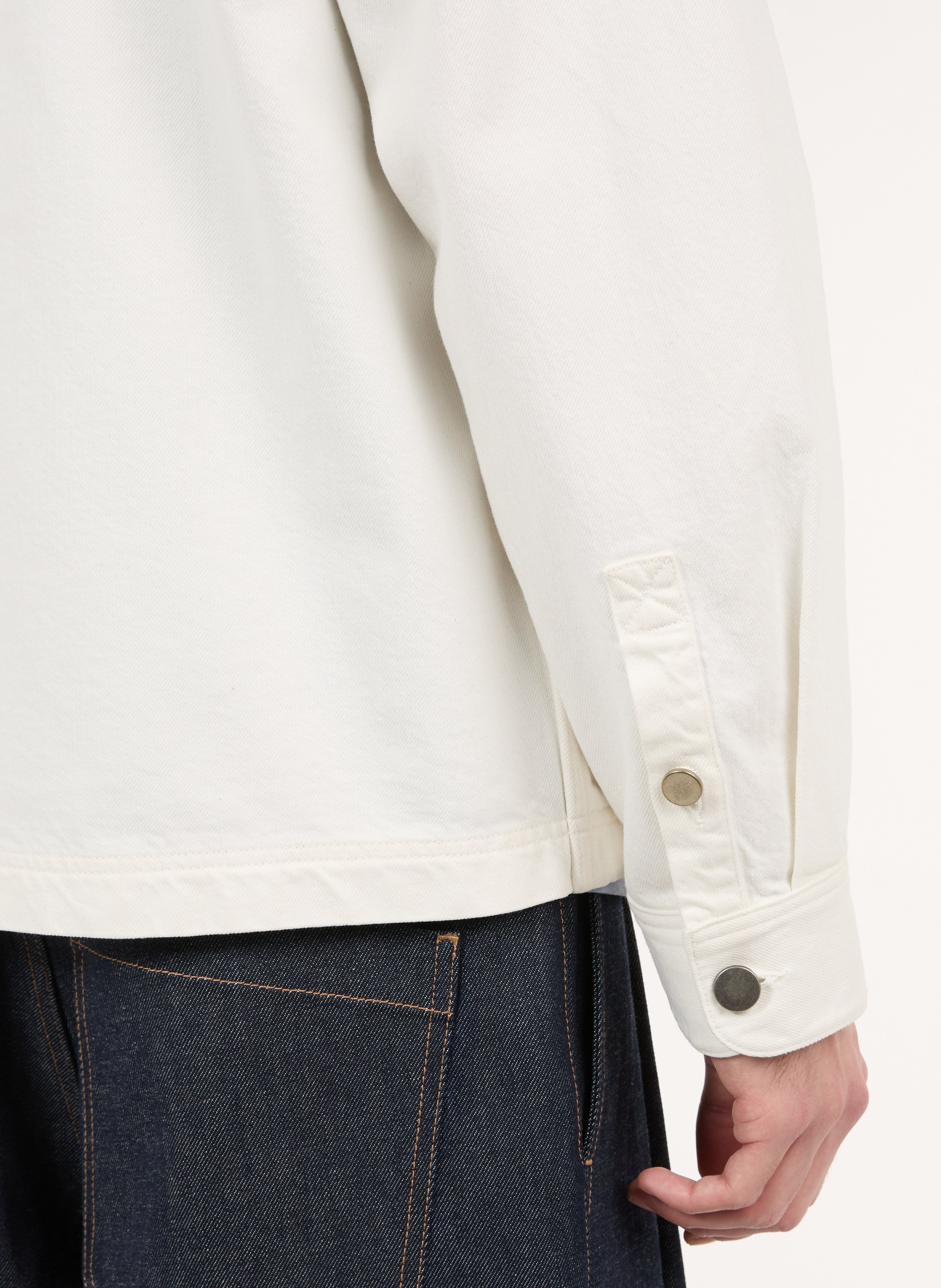 Oversize-Baumwolljacke mit klassischem Kragen SAISON 1865 Beige