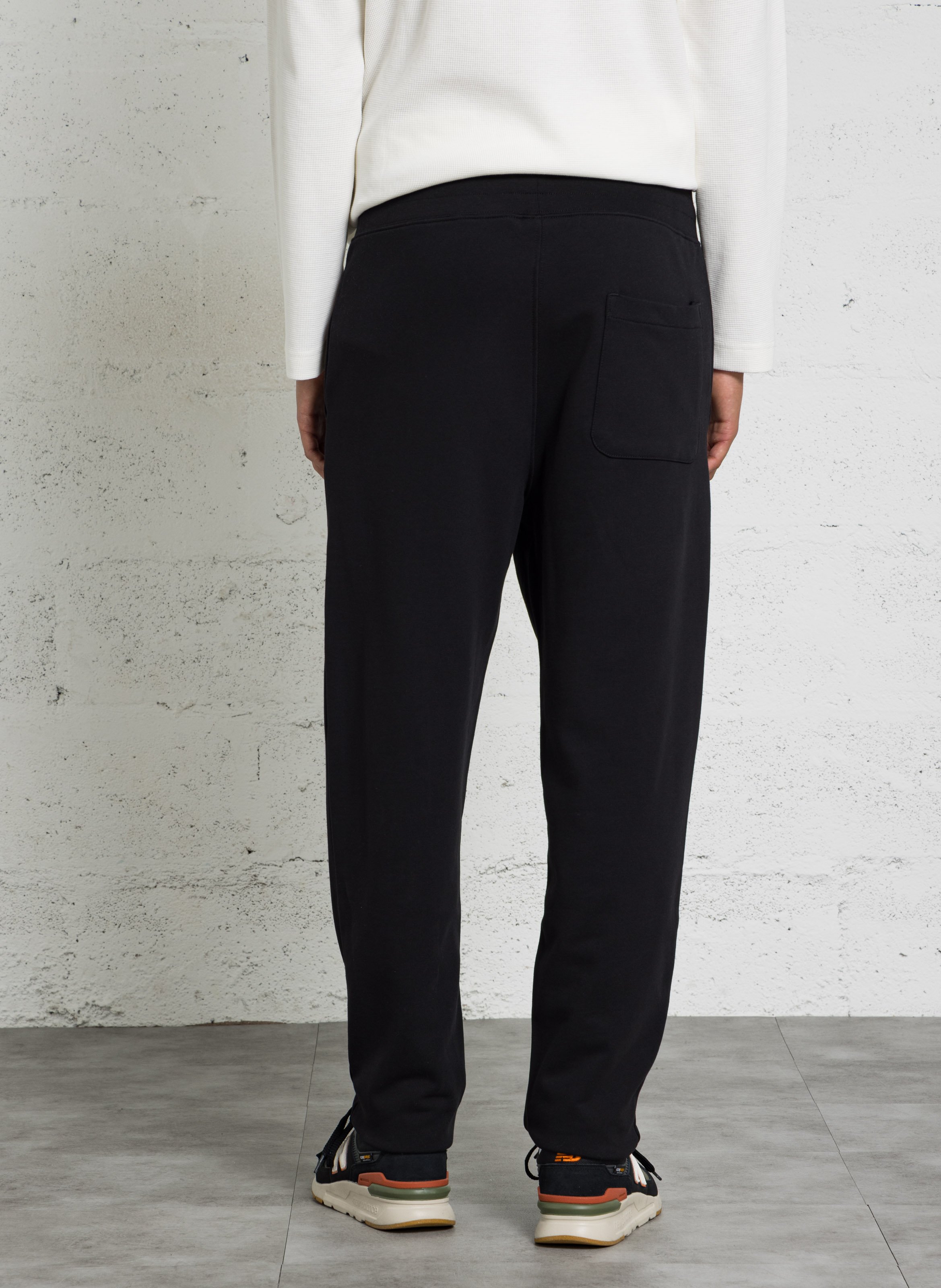 Baumwoll-Jogginghose mit hohem Bund AU PRINTEMPS PARIS Schwarz