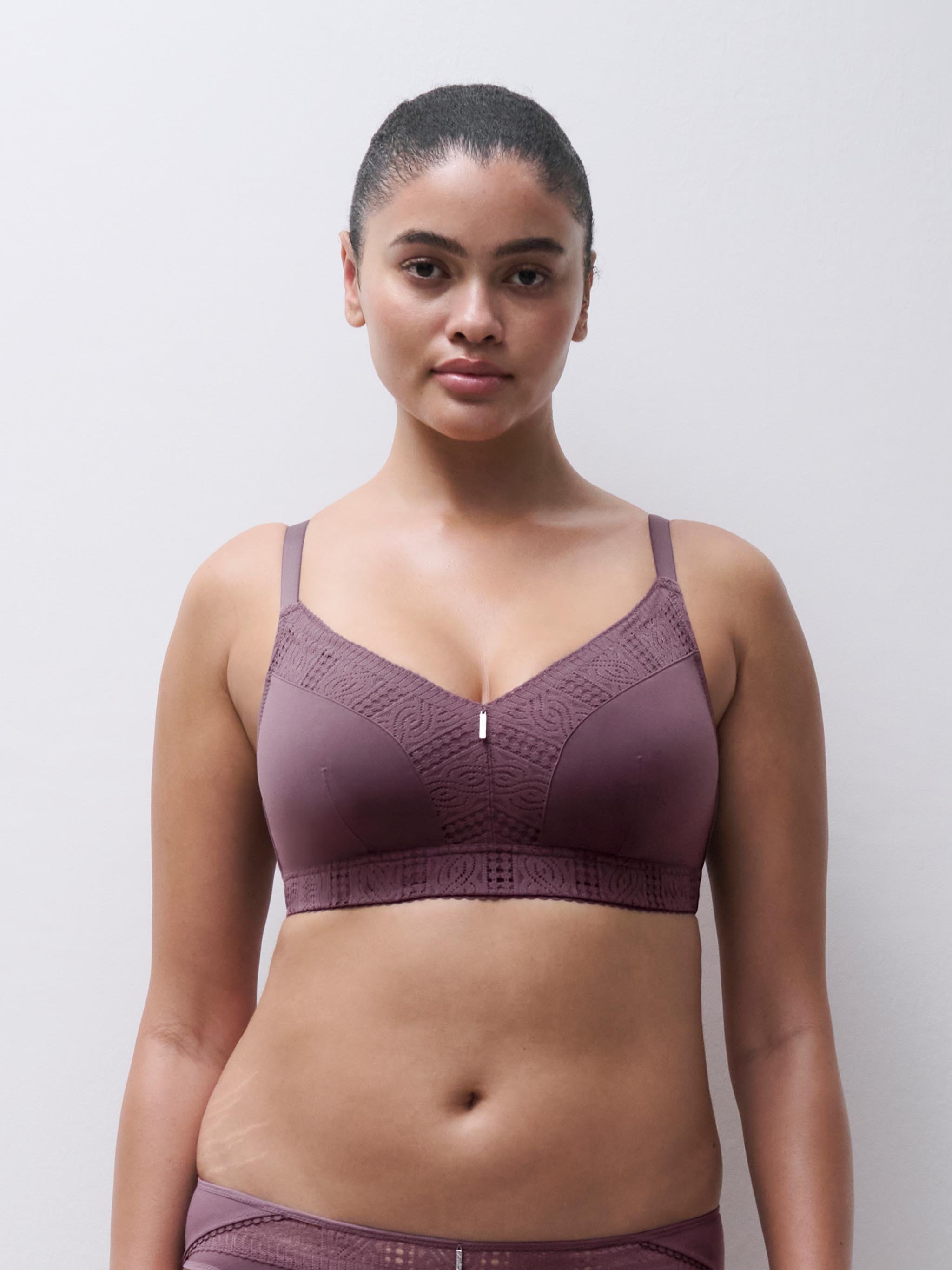 Non-wired support bra with cups CHANTELLE