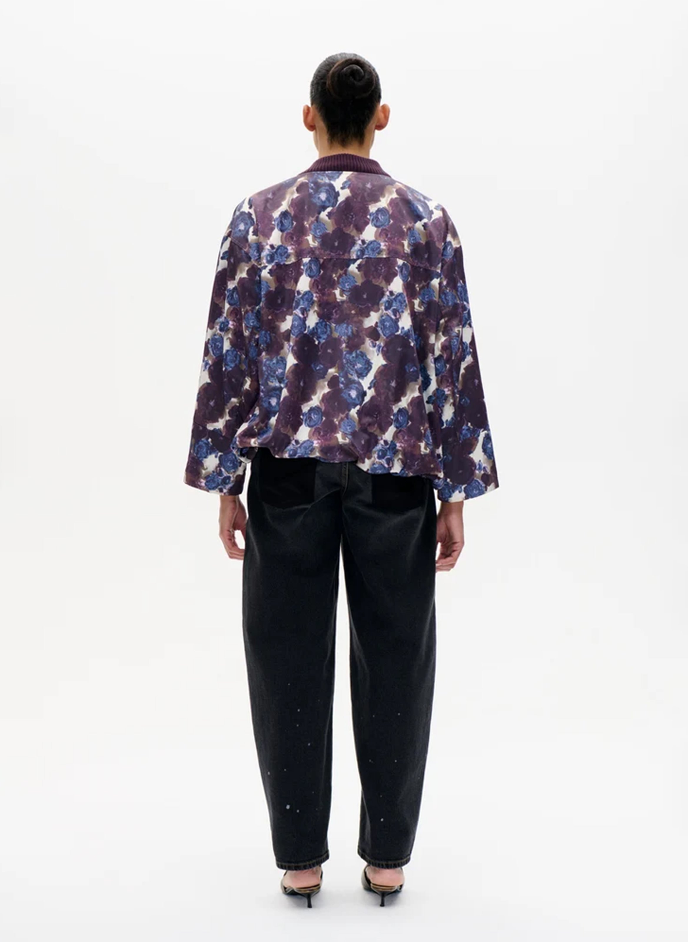 Loose-fit printed jacket BAUM UND PFERDGARTEN Multicolored