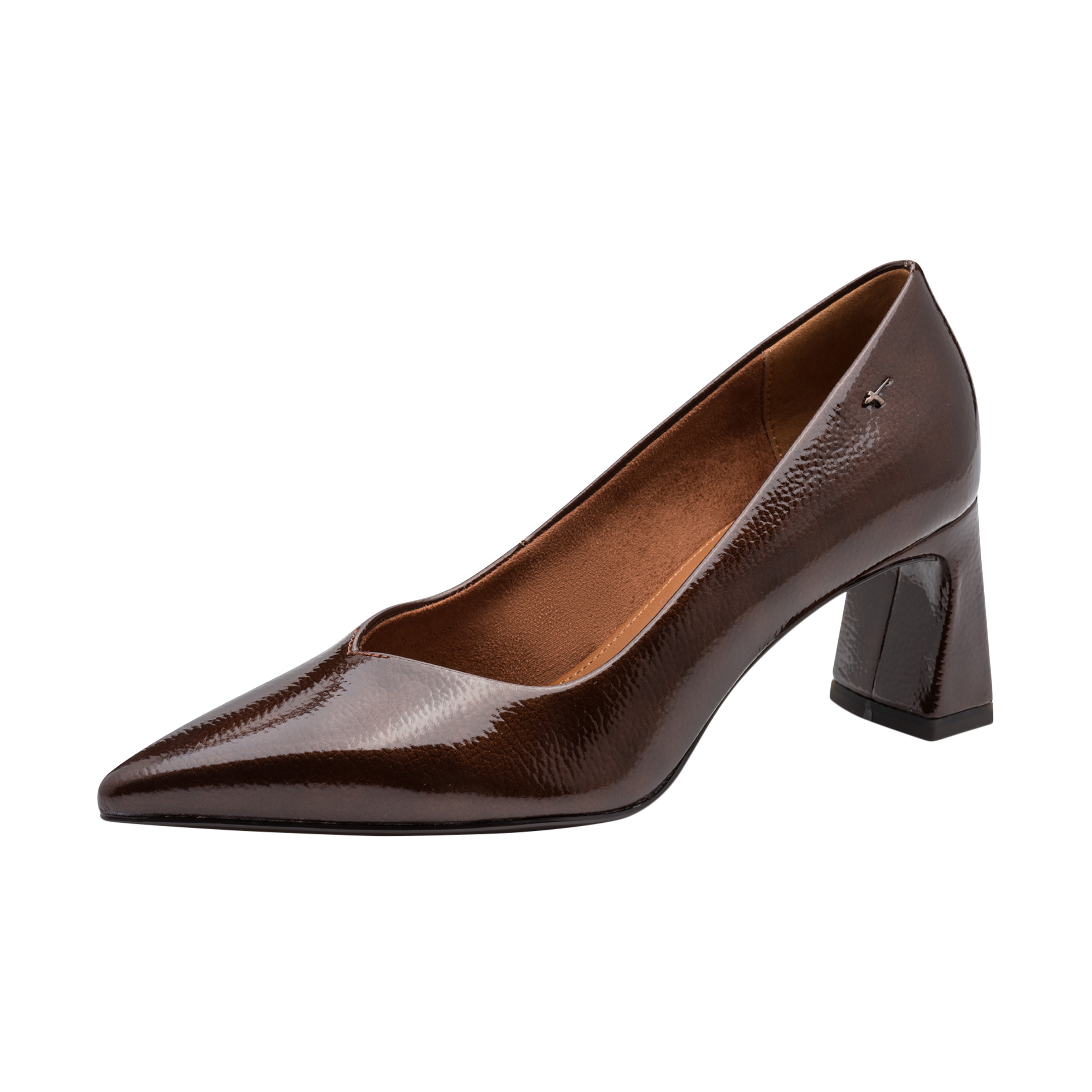 Slip-on heel pumps TAMARIS Brown