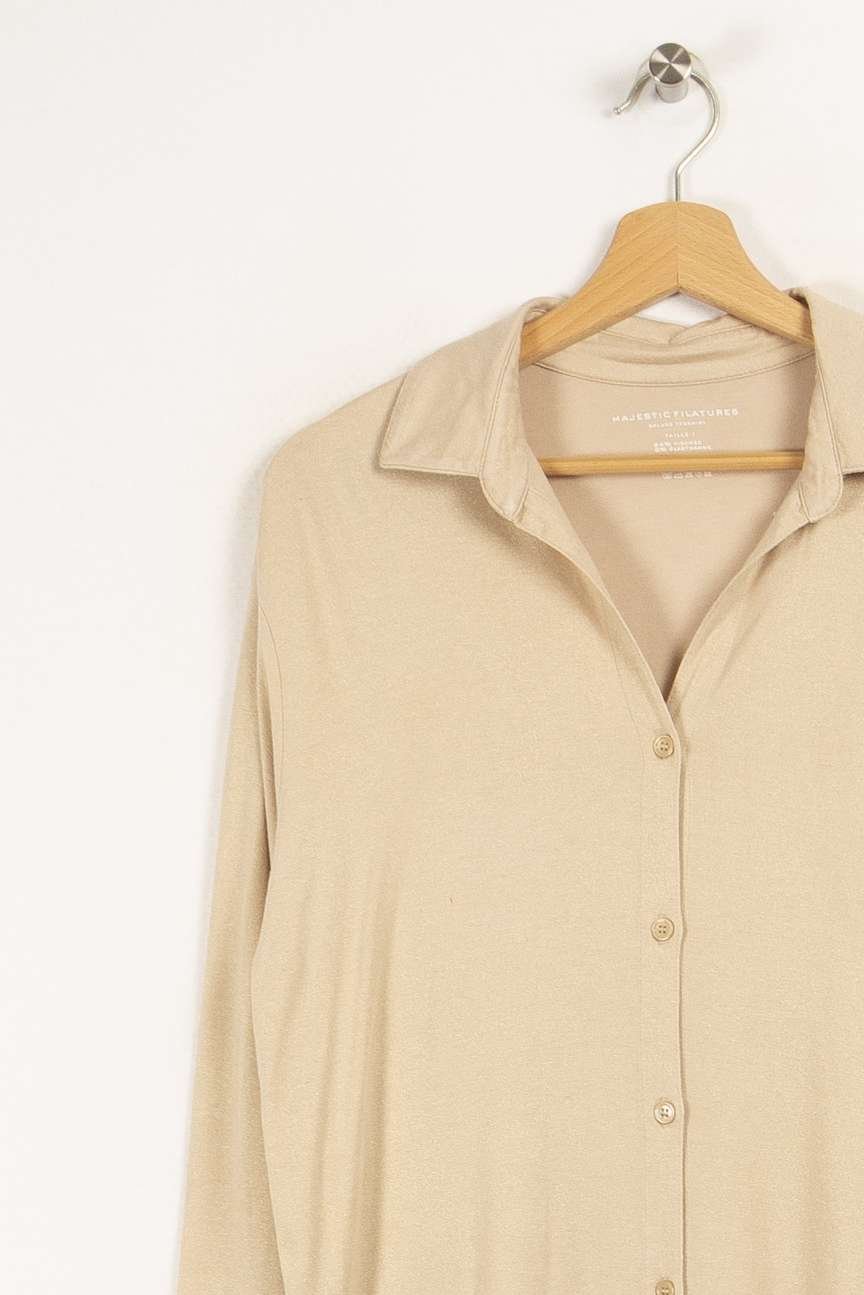 Shirt MAJESTIC FILATURES - SECONDE MAIN Beige