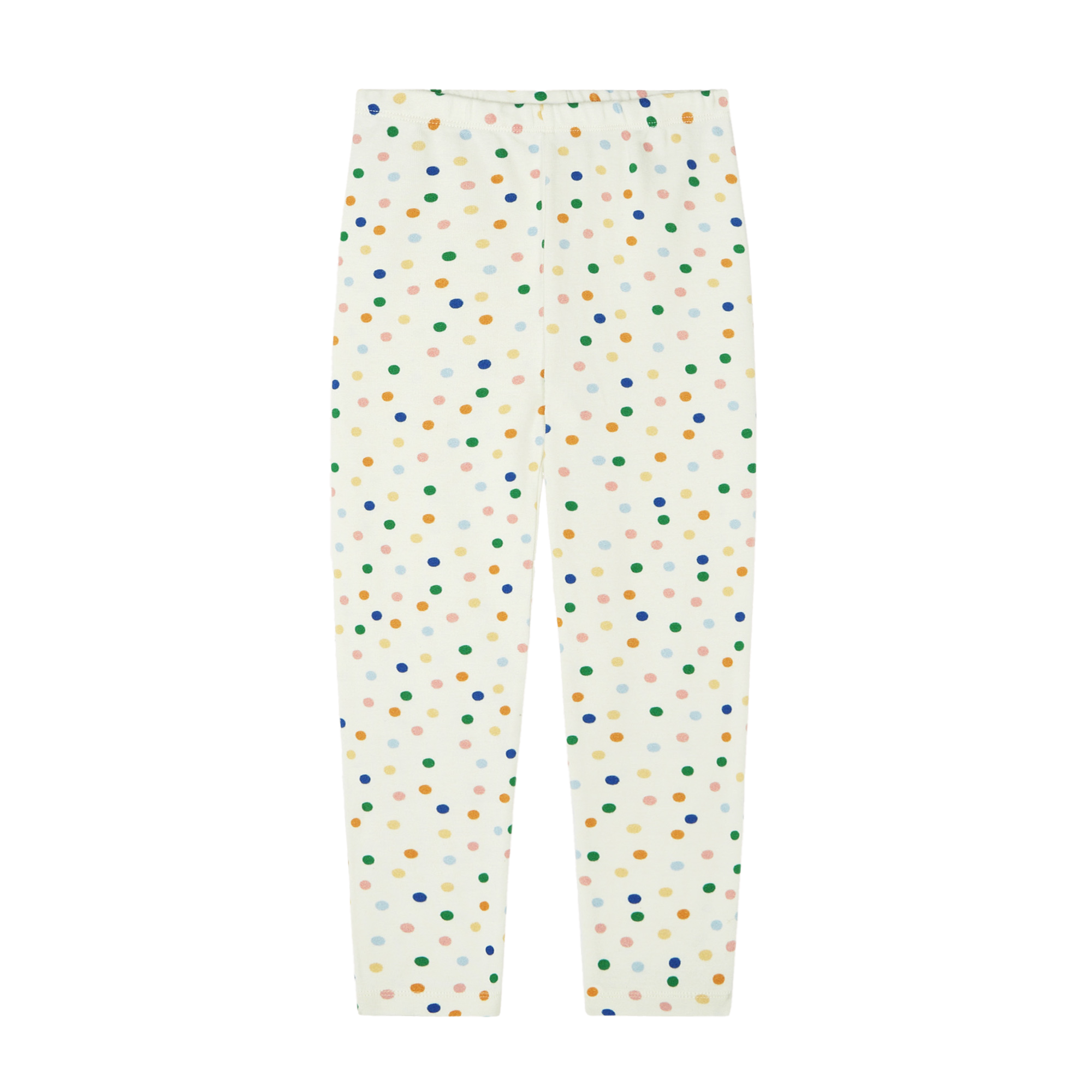 Legging imprimé pois en coton bio THE CAMPAMENTO Blanc