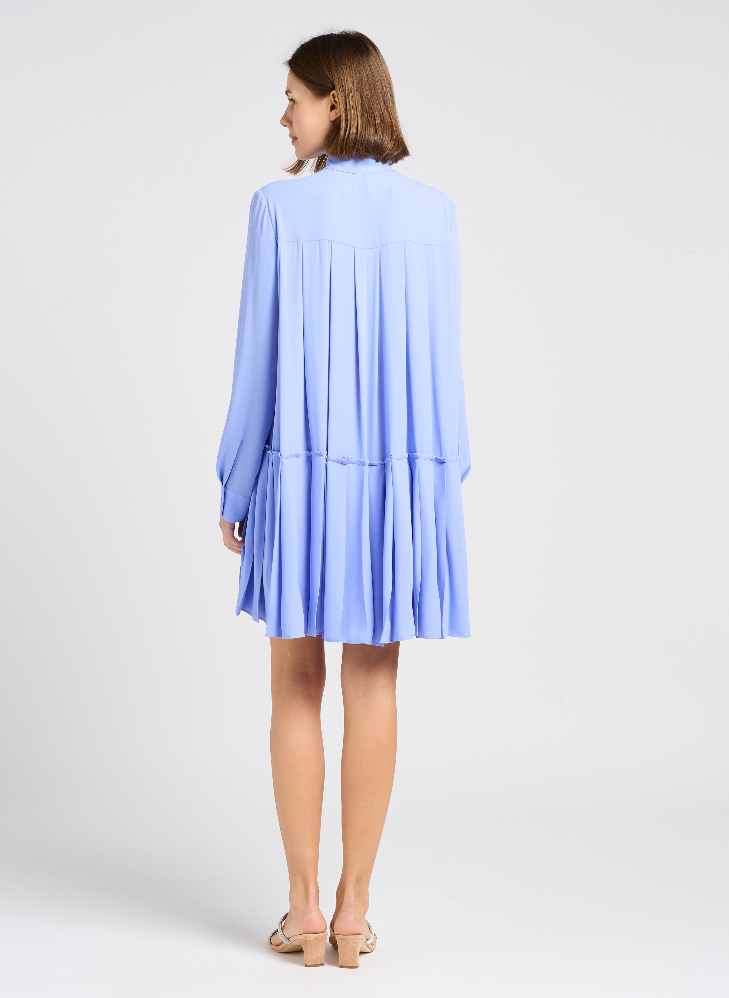 Robe courte ample à col montant MARGAUX LONNBERG Violet