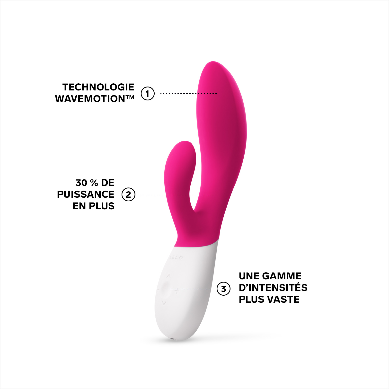 Clitoral stimulator and G-spot rabbit vibrator Rose