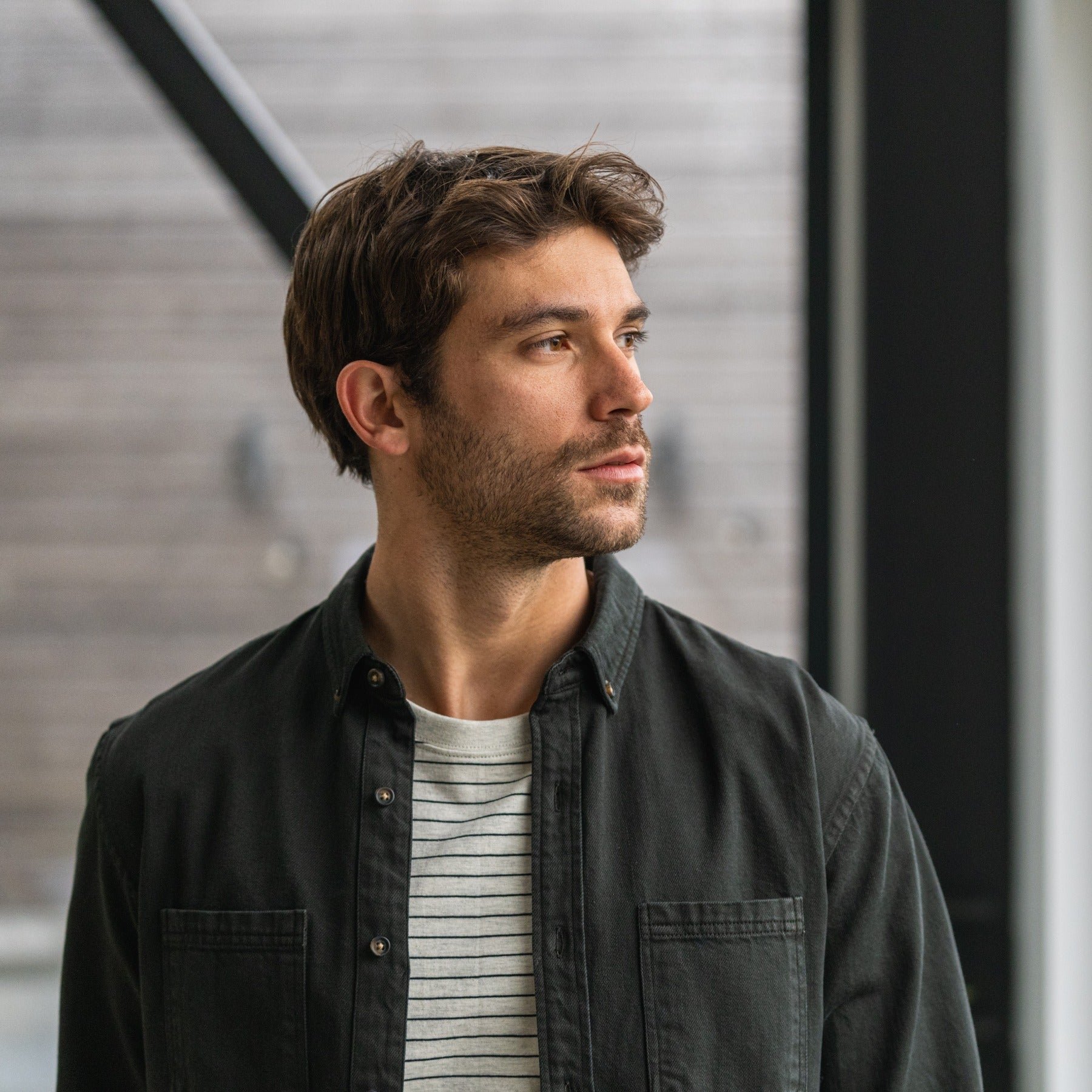 Denim shirt BILLYBELT Black