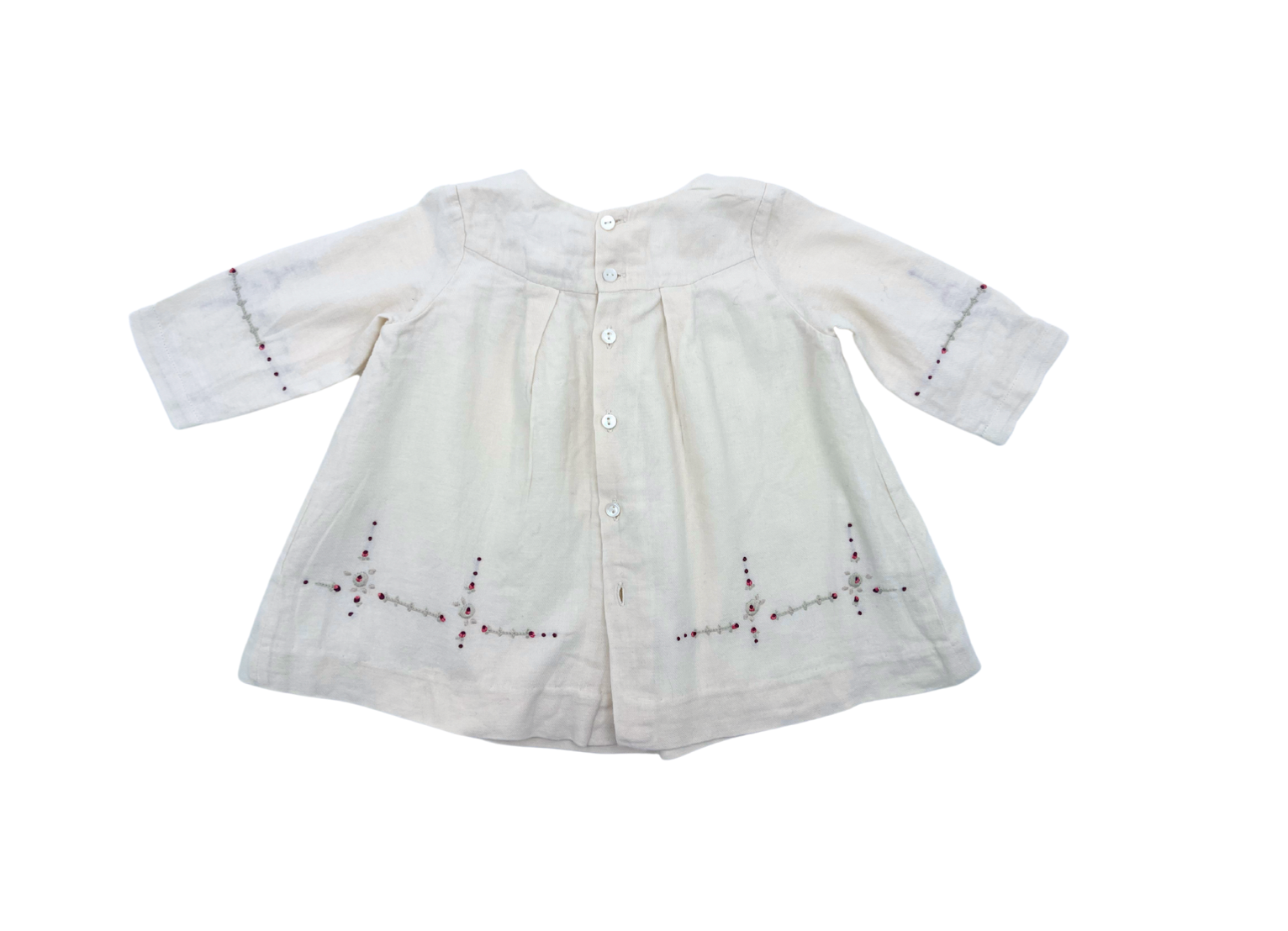 White baby dress - 6 months BONPOINT - Seconde Main White