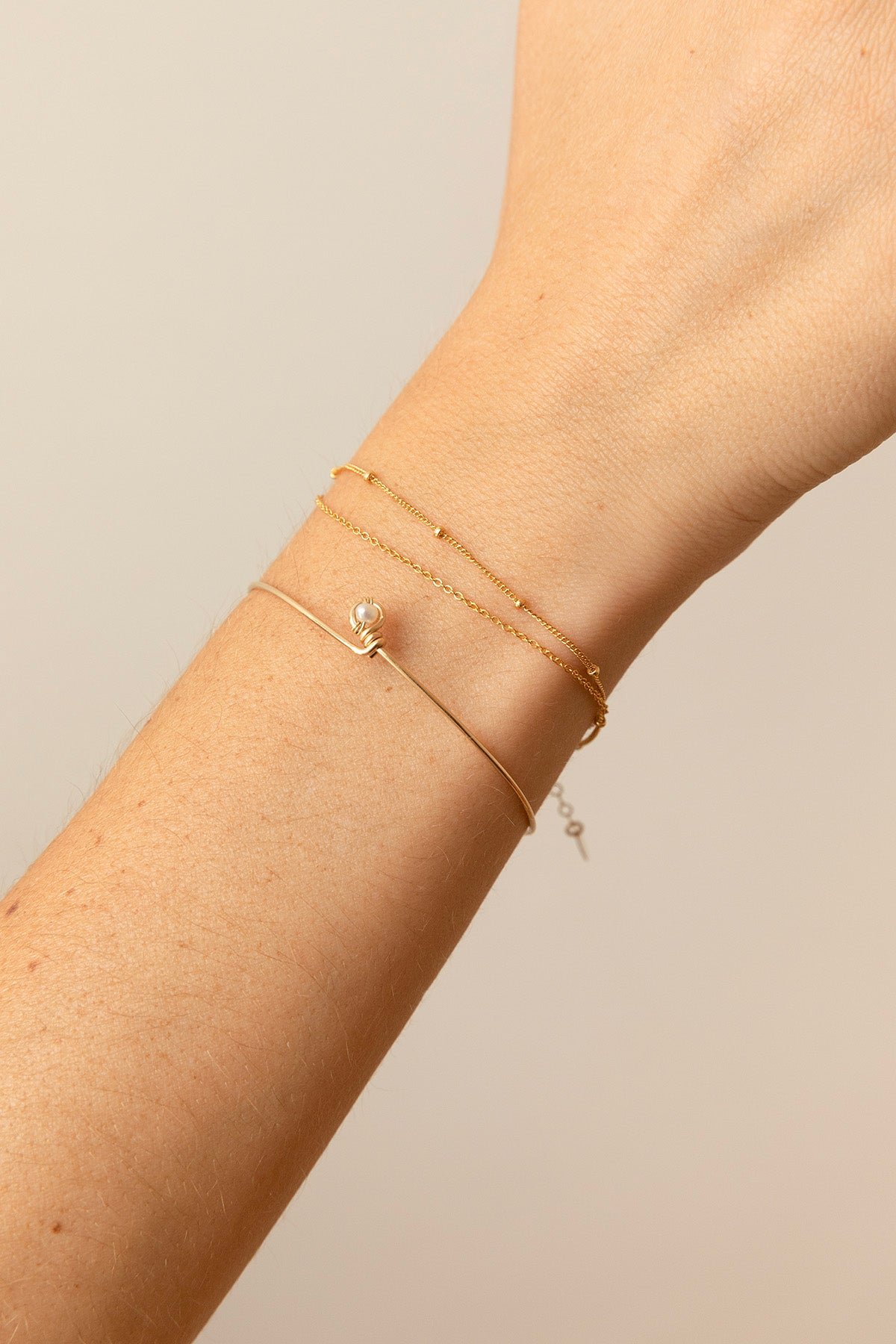 Double bracelet YAY Golden