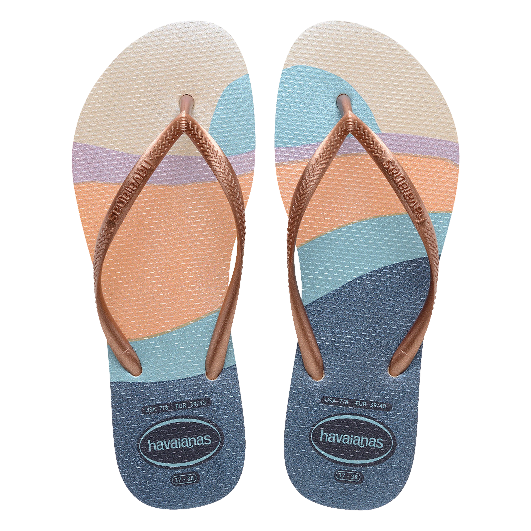 Flip-Flops with printed sole Beige Havaianas Women Place des