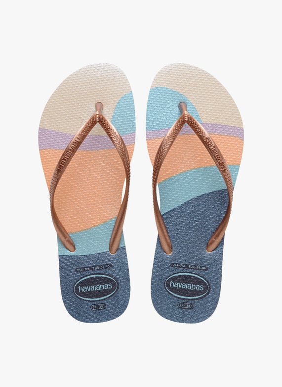Flip-Flops with printed sole Beige Havaianas Women Place des