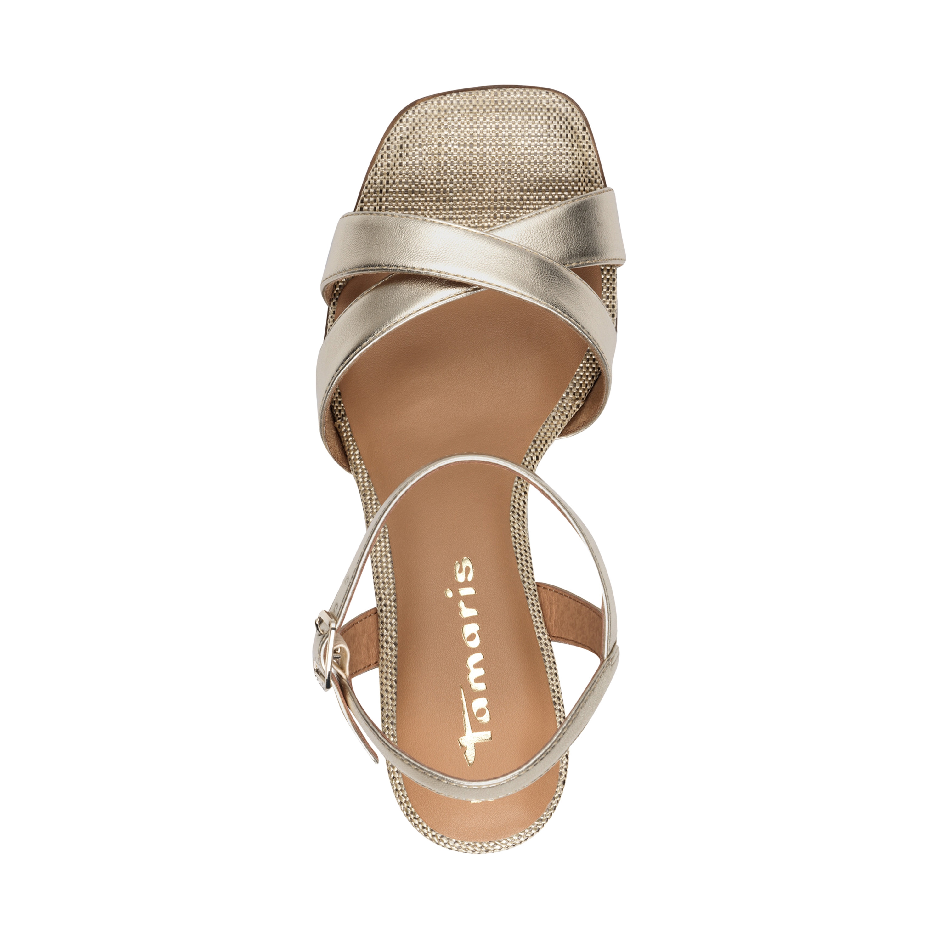 Heeled sandals TAMARIS Golden