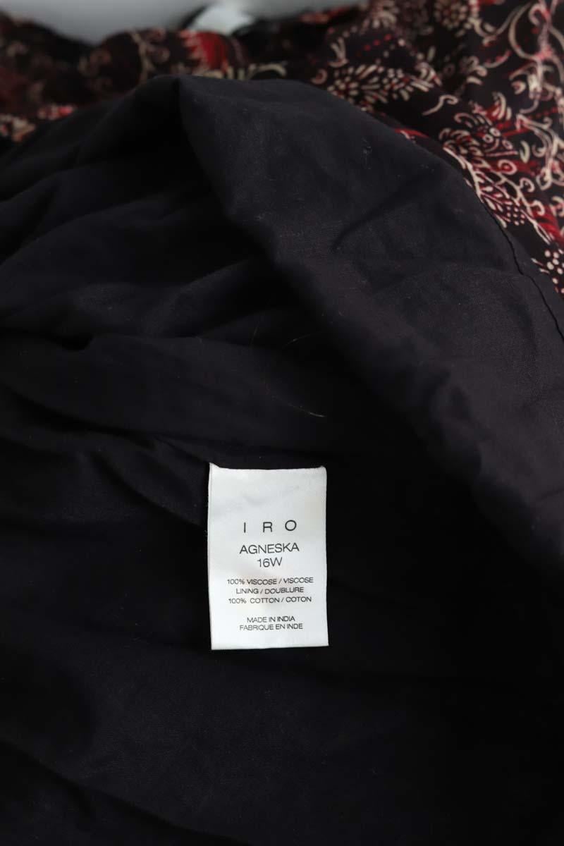 Burgundy dress IRO - Seconde Main Red