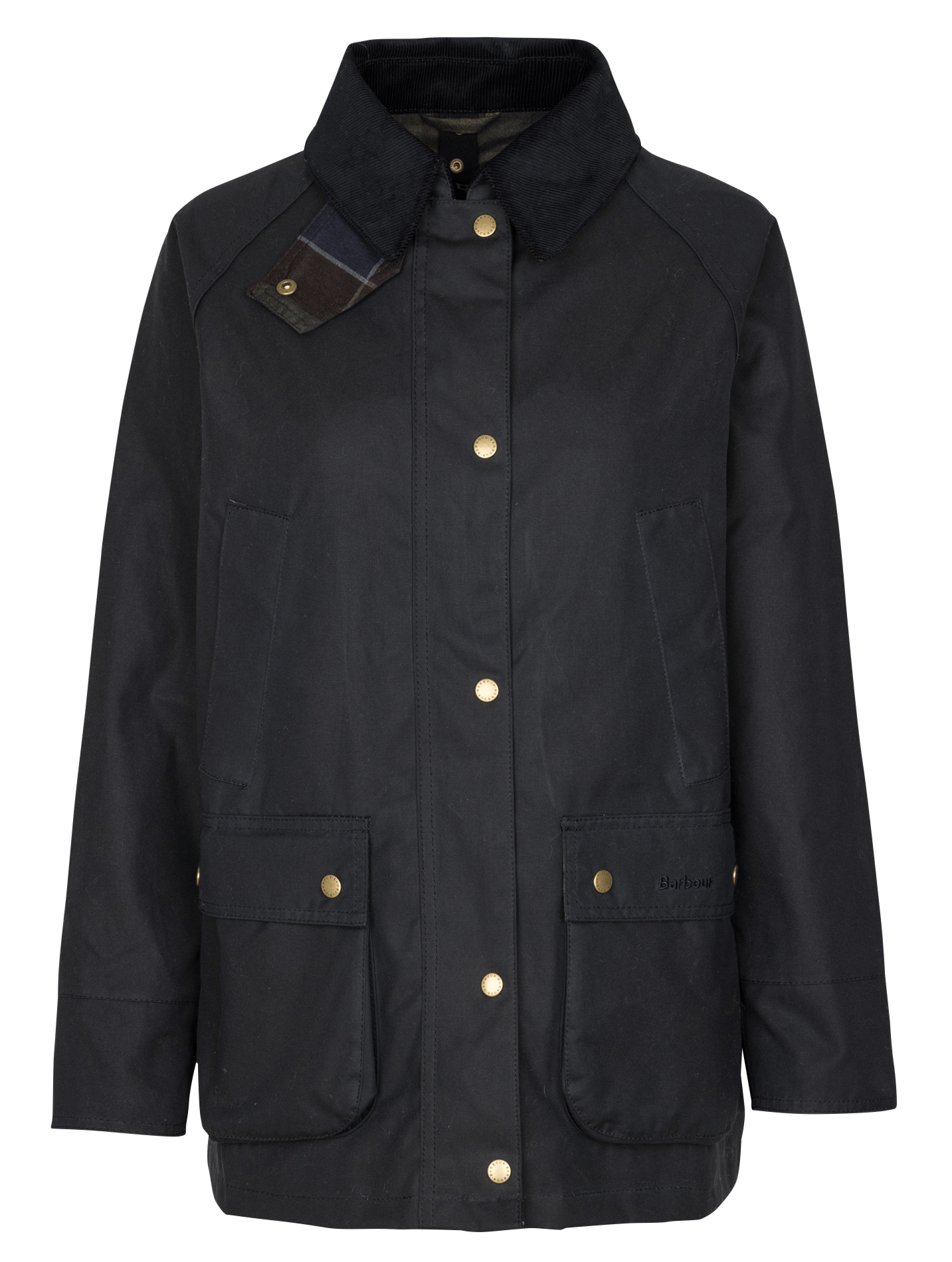 Parka col classique en coton BARBOUR Bleu