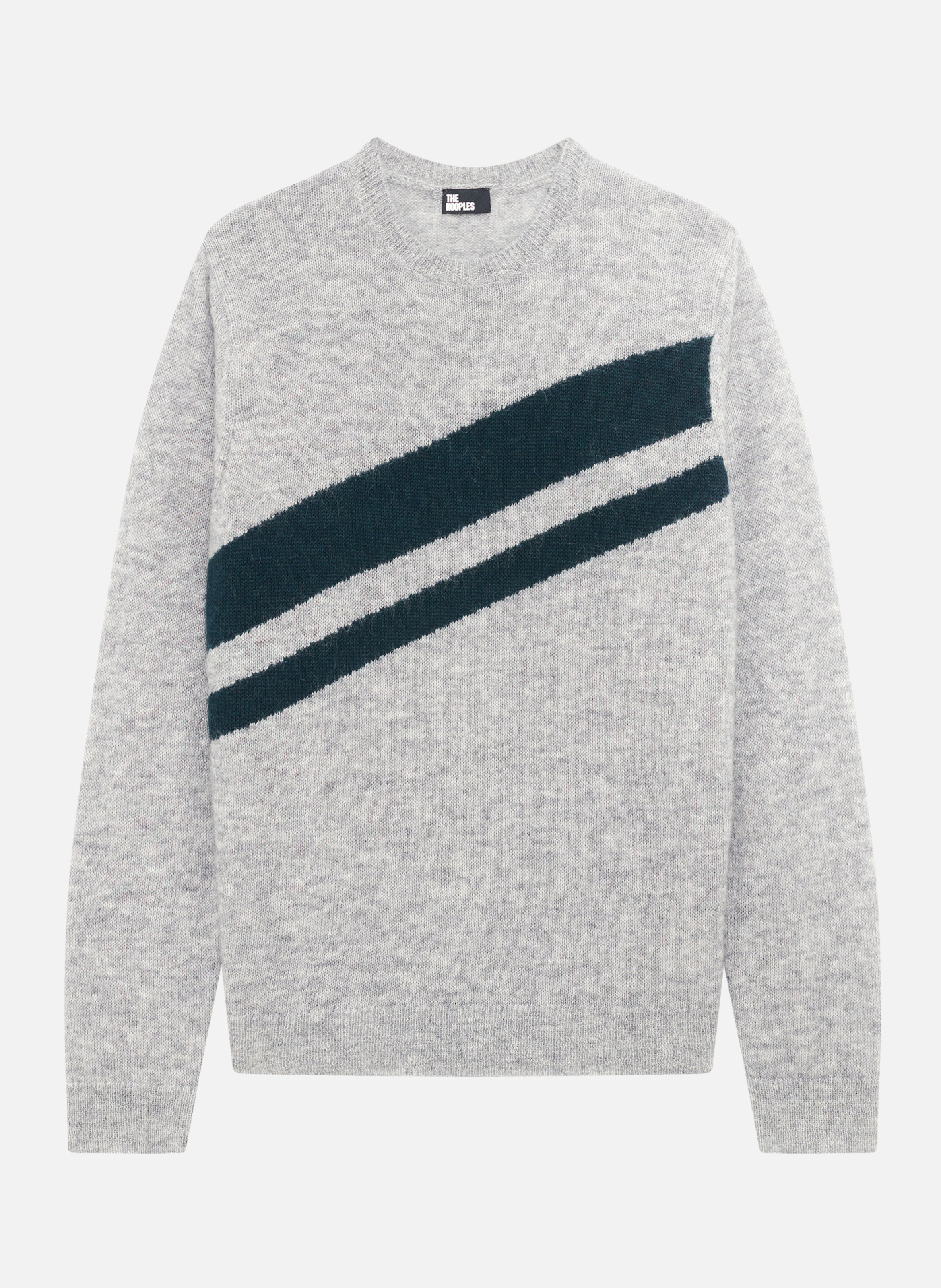 Sweater with contrasting bands THE KOOPLES Grey