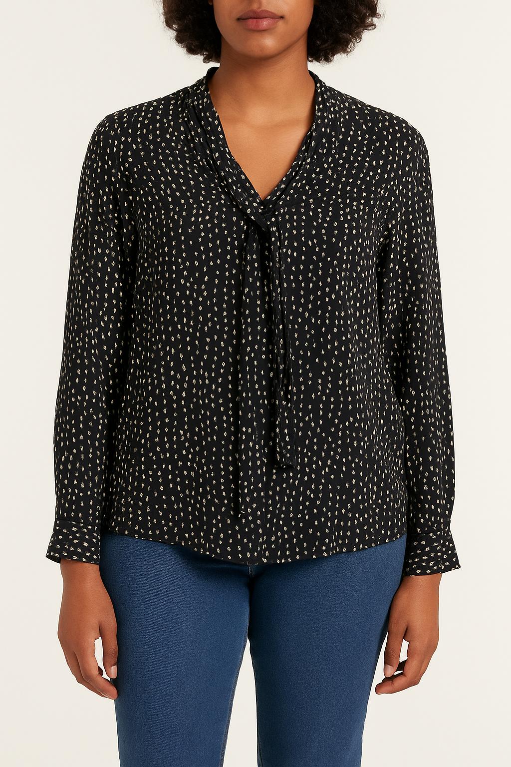 Blouse TARA JARMON - Seconde Main Black