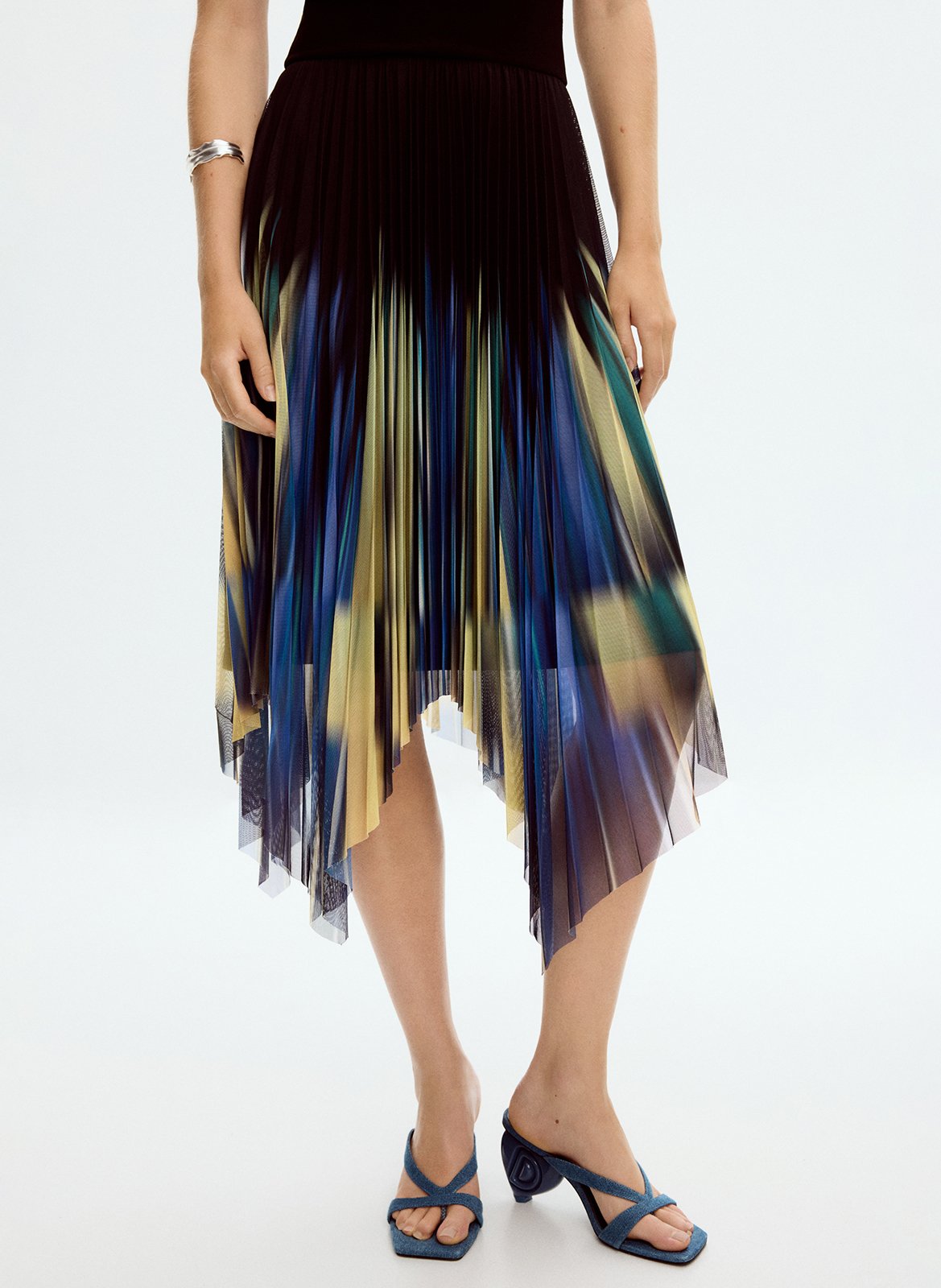 Abito combinato asimmetrico DESIGUAL Blu